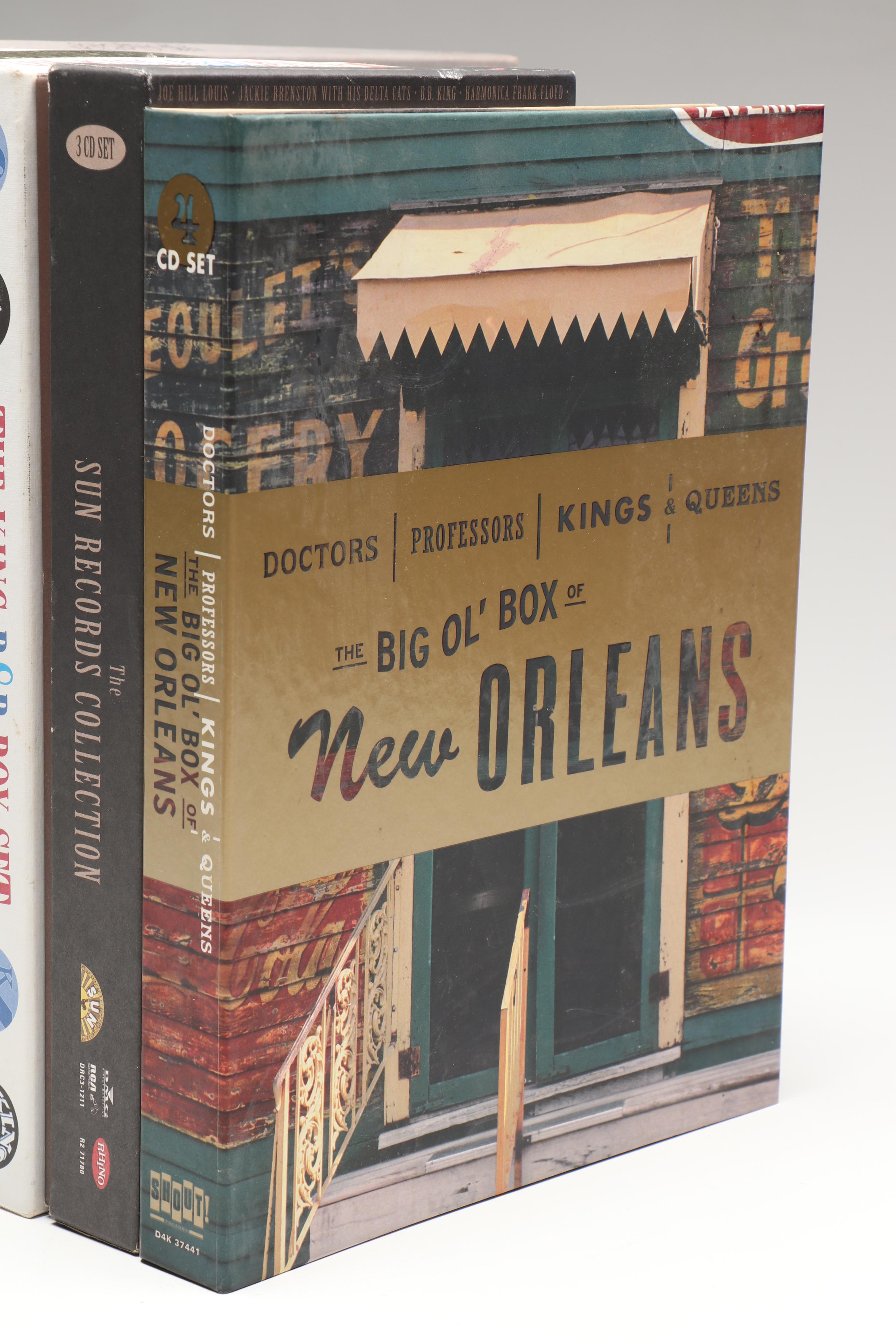 "The King" R&B with Other Rock, Country, Blues, and Compilation CD Box Sets