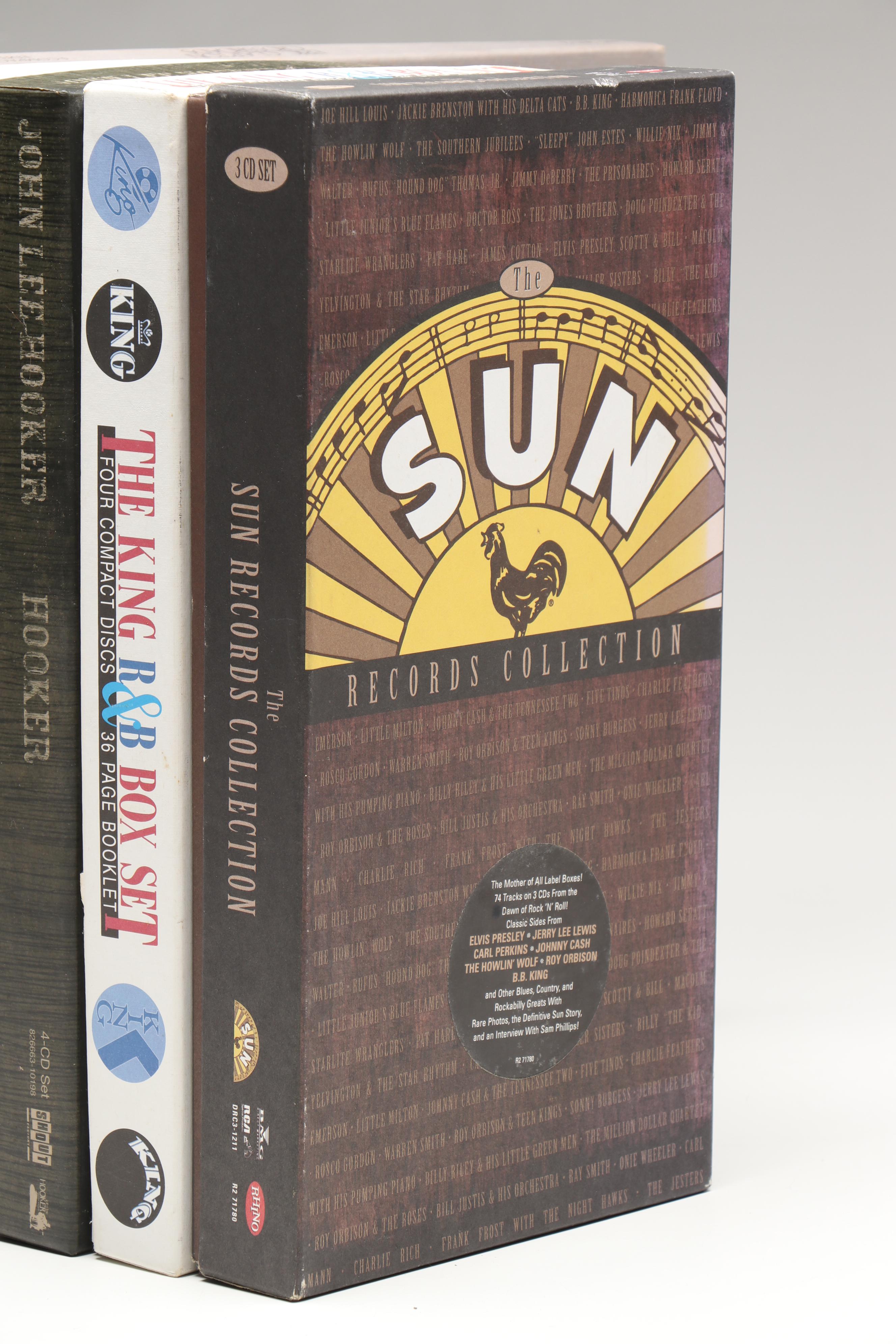 "The King" R&B with Other Rock, Country, Blues, and Compilation CD Box Sets