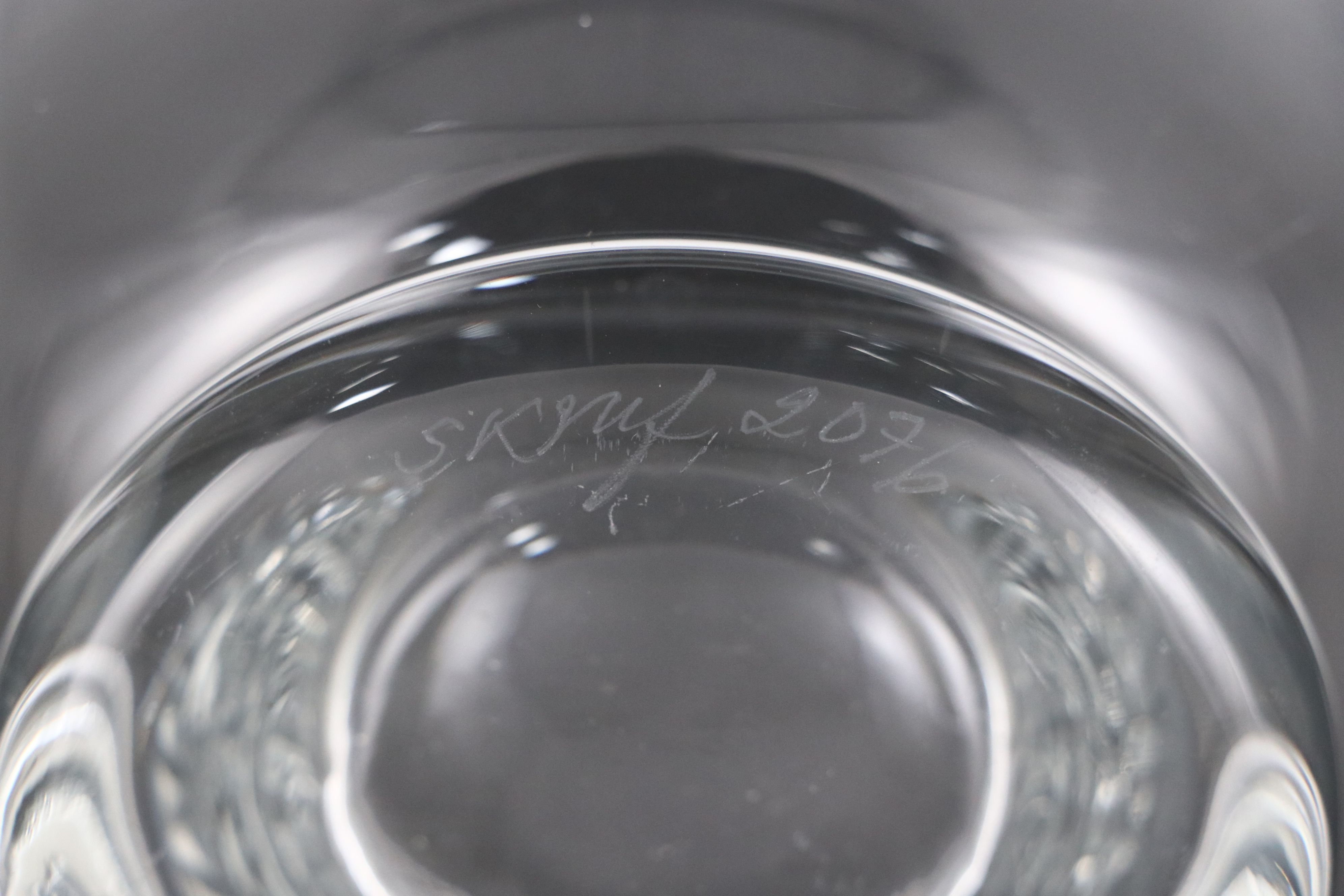 Skruf Crystal Bowl, Crystal Ashtray, and More Crystal Table Décor