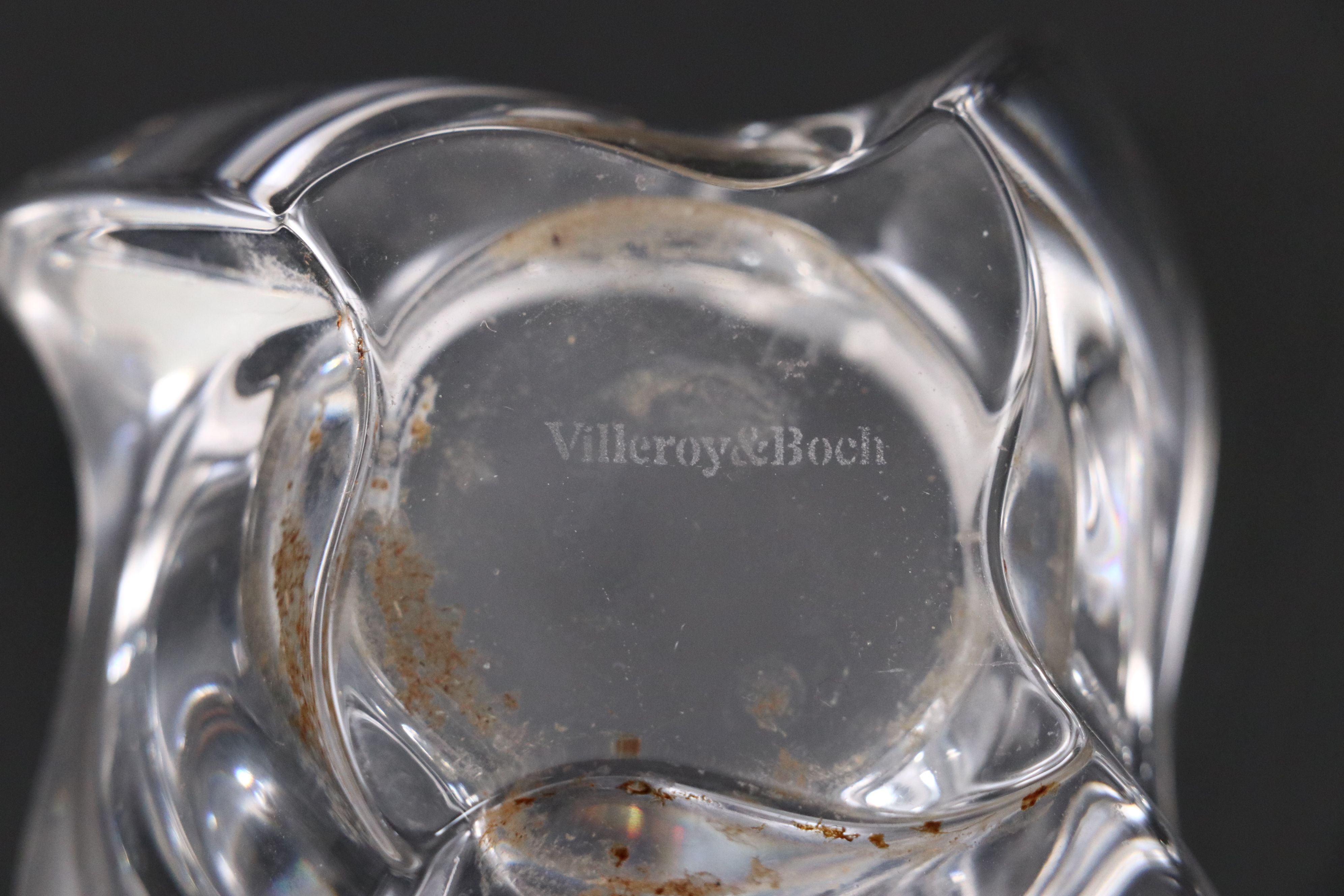 Skruf Crystal Bowl, Crystal Ashtray, and More Crystal Table Décor