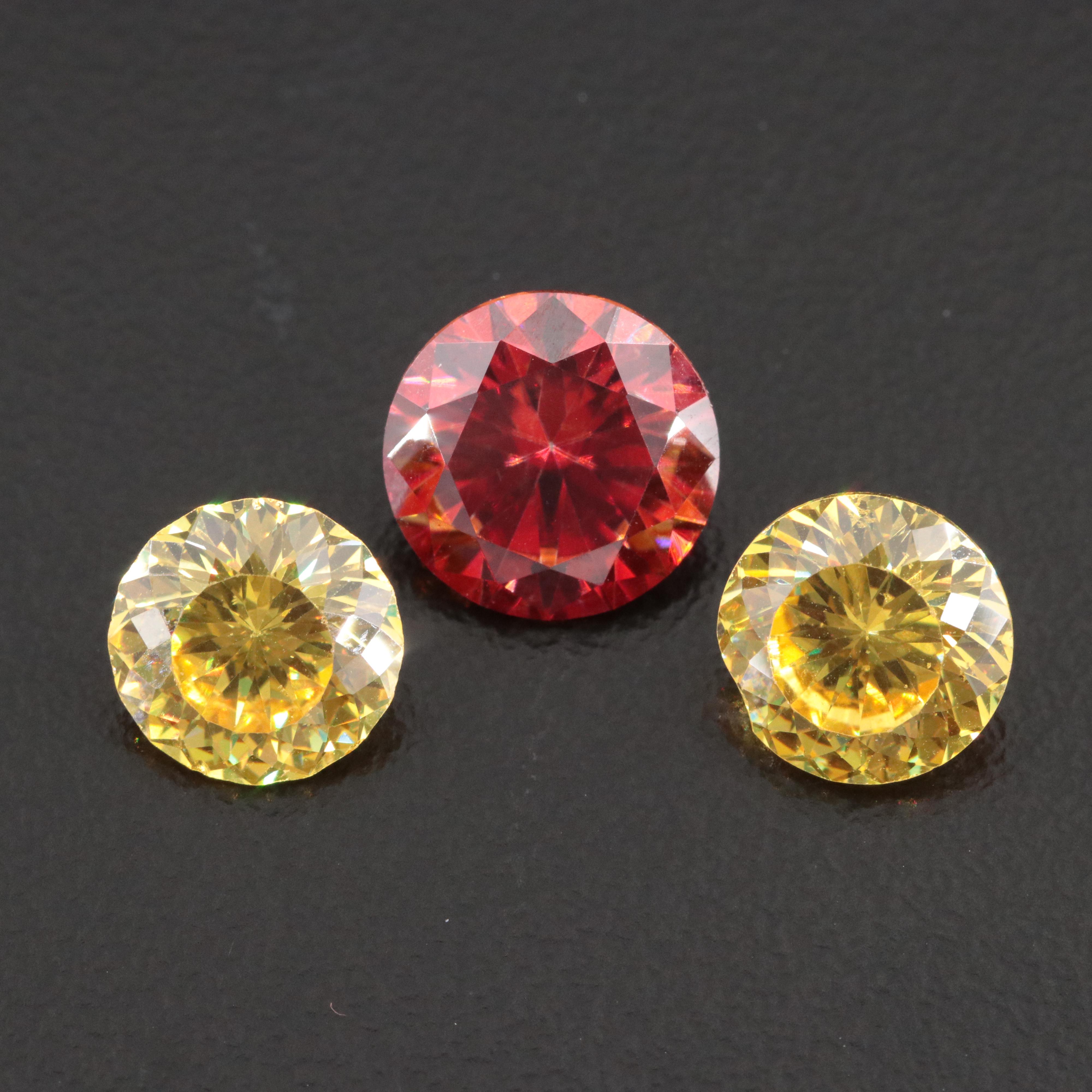 Loose 9.16 CTW CZ and Moissanite Selection