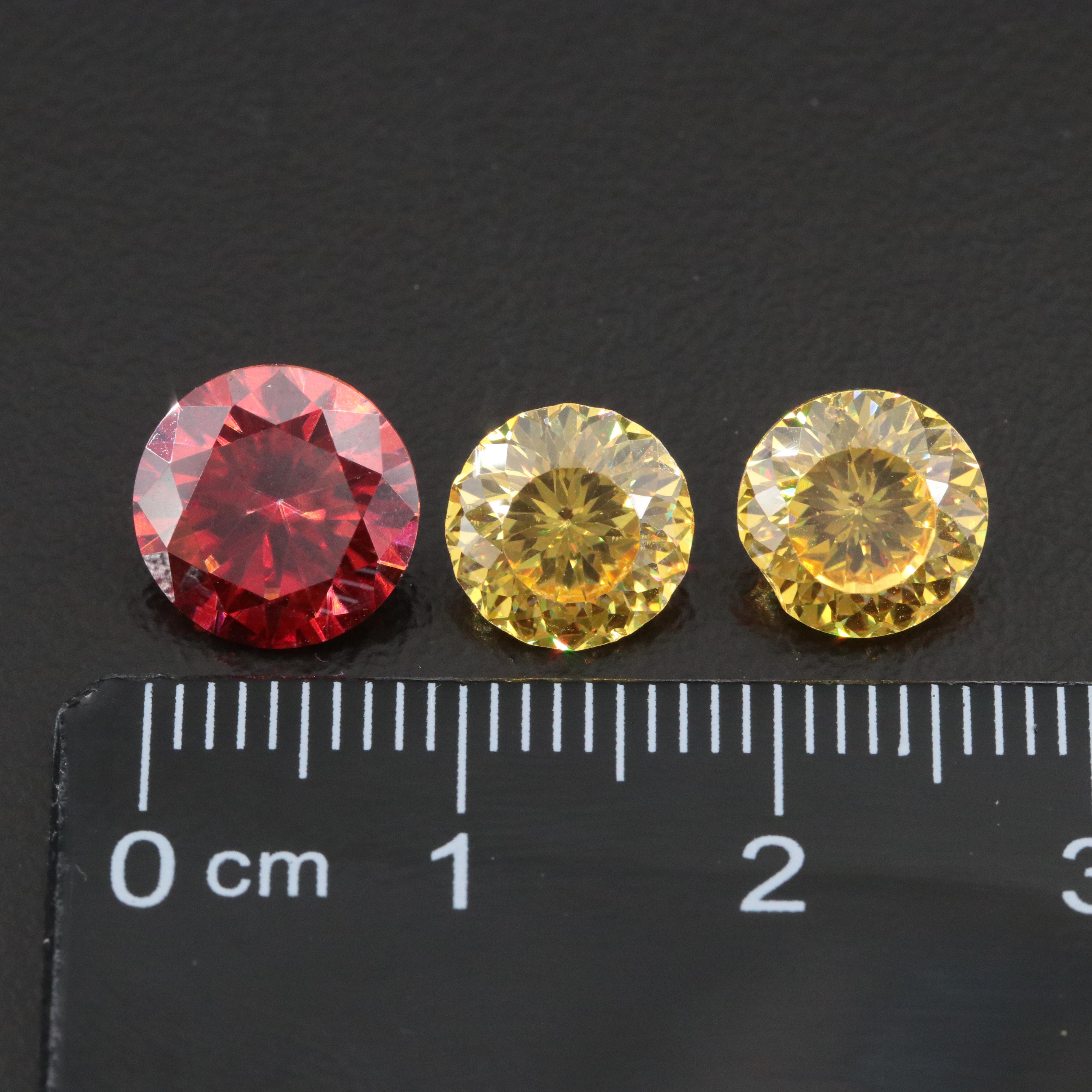 Loose 9.16 CTW CZ and Moissanite Selection