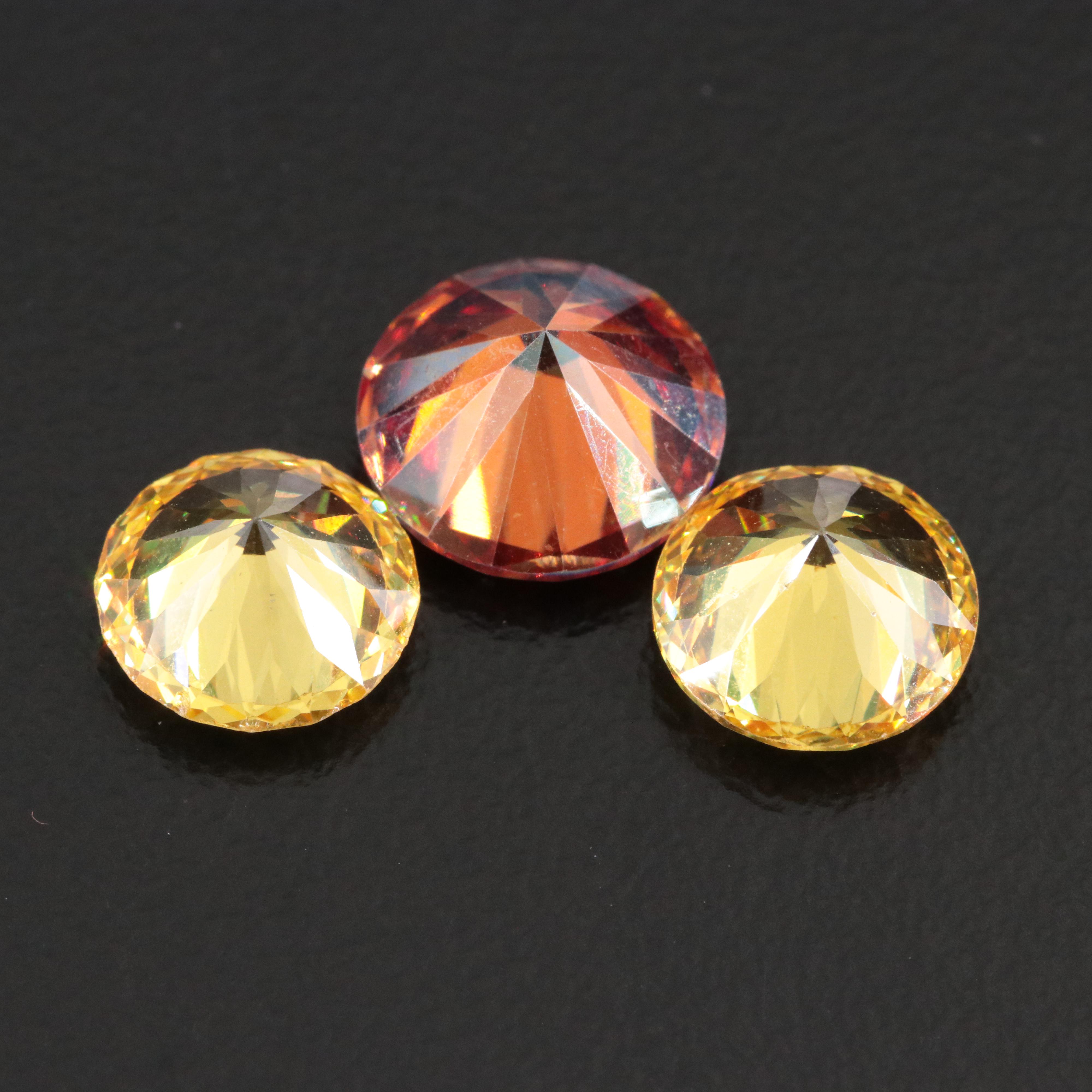 Loose 9.16 CTW CZ and Moissanite Selection