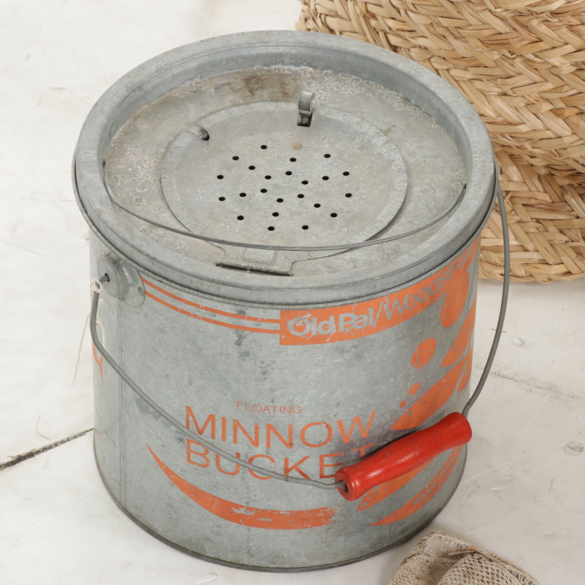 Woven Rattan Baskets, Copper Skillet & More