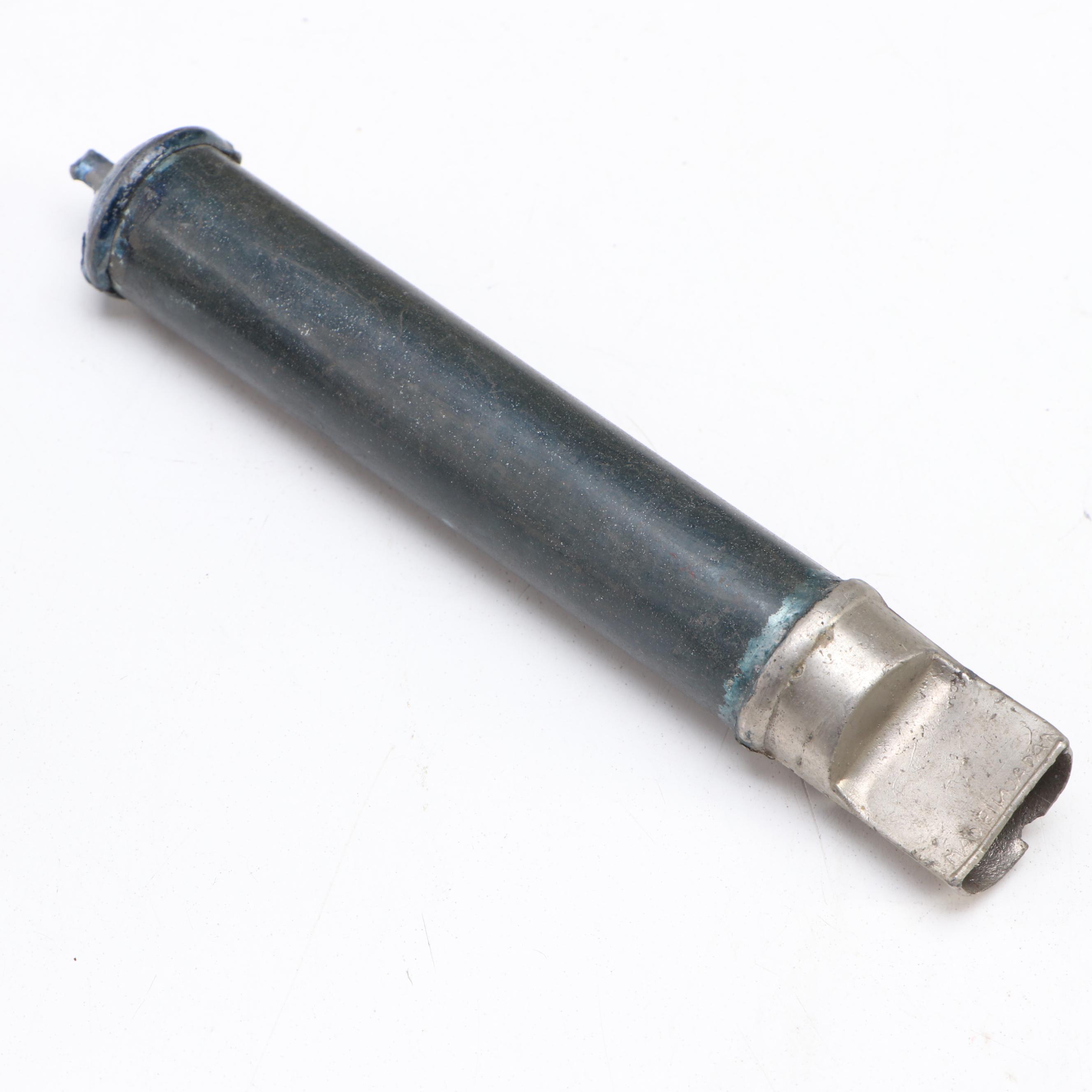 Clark's Confections Tin with Clay Marbles and Other Collectibles