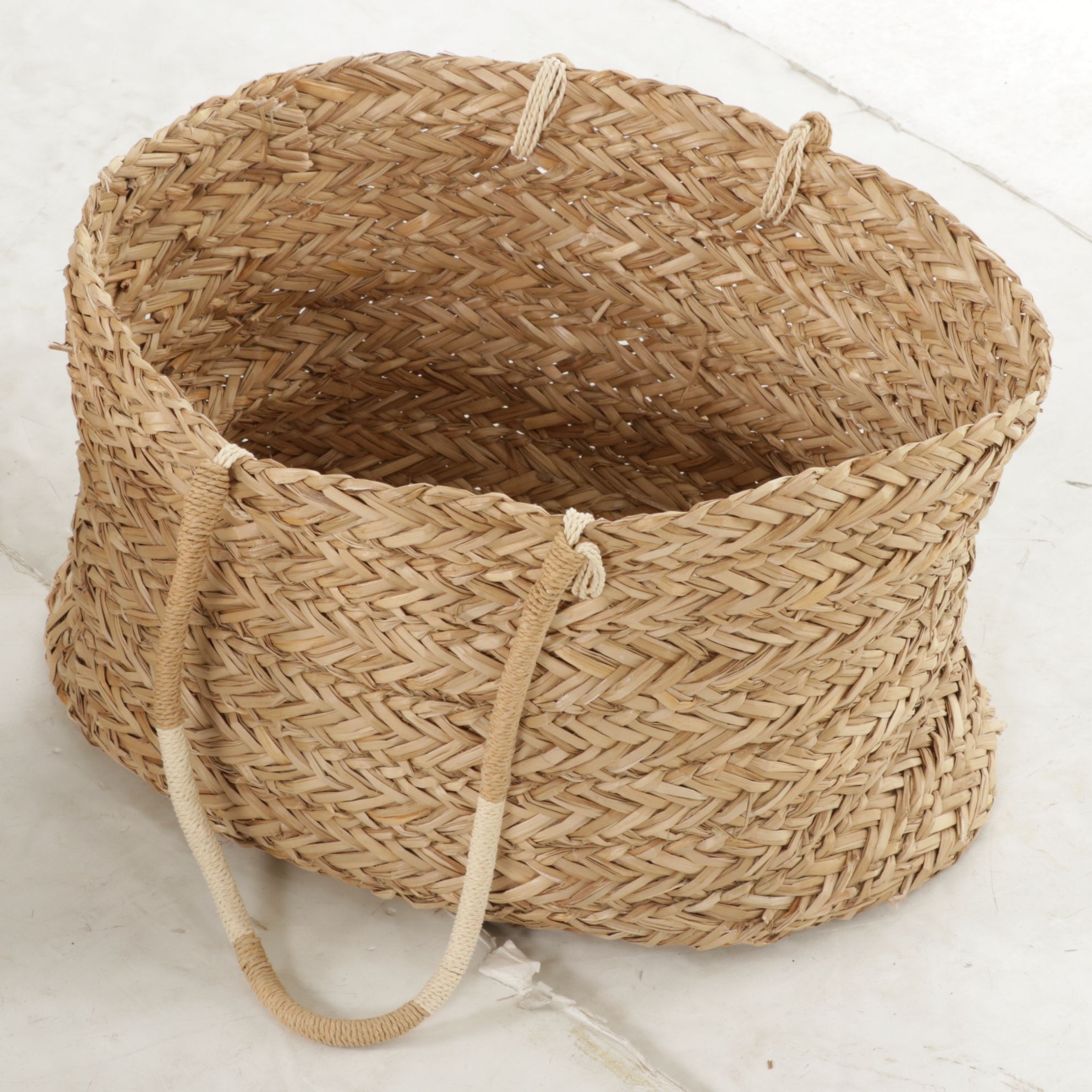 Woven Rattan Baskets, Copper Skillet & More