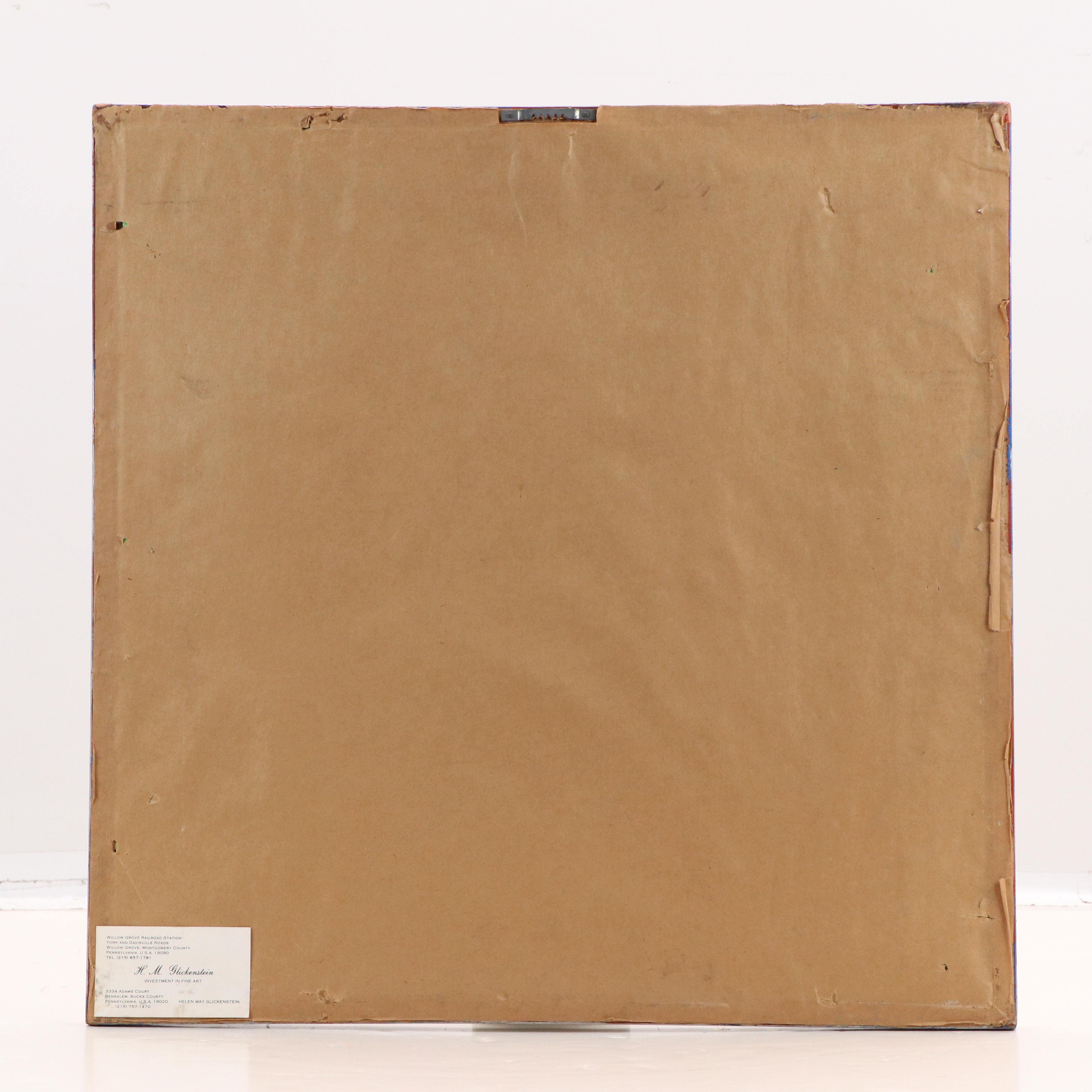 Chinese Gouache Huaniaohua Painting of Butterfly, Orchids, and Peonies