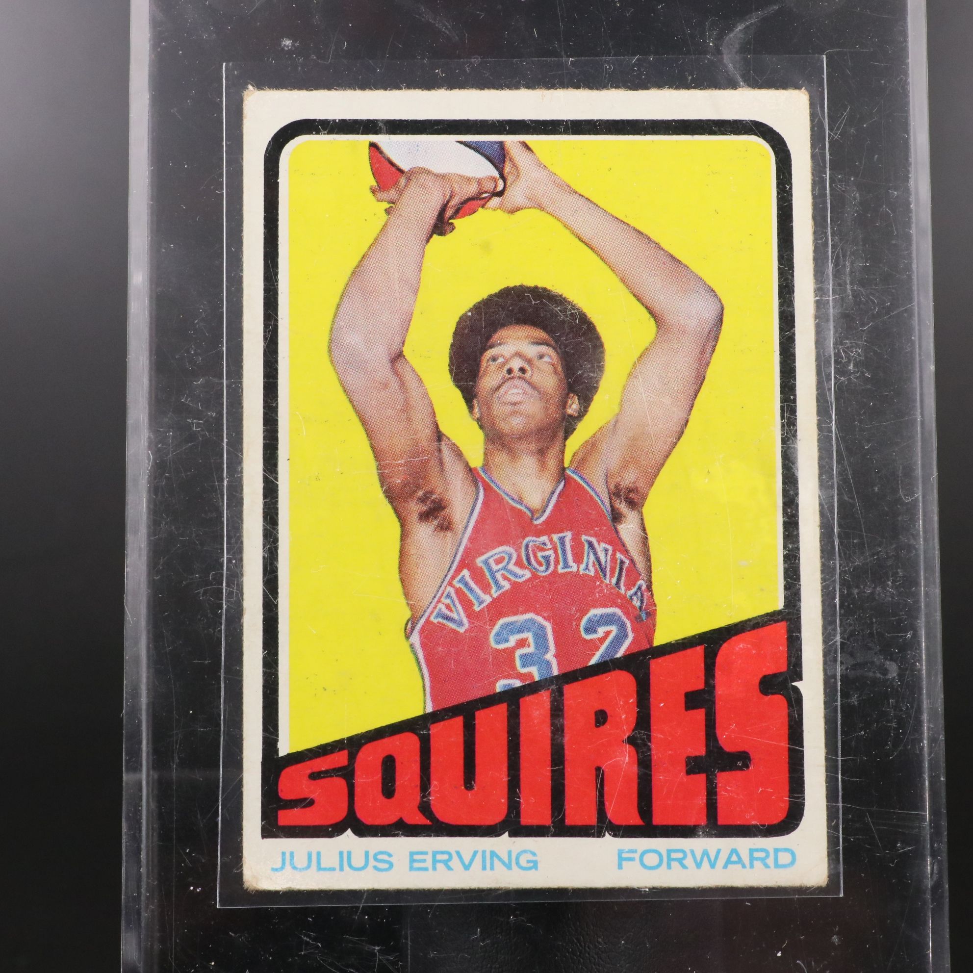 1972 Topps Julius Erving Virginia Squires Rookie Basketball Card