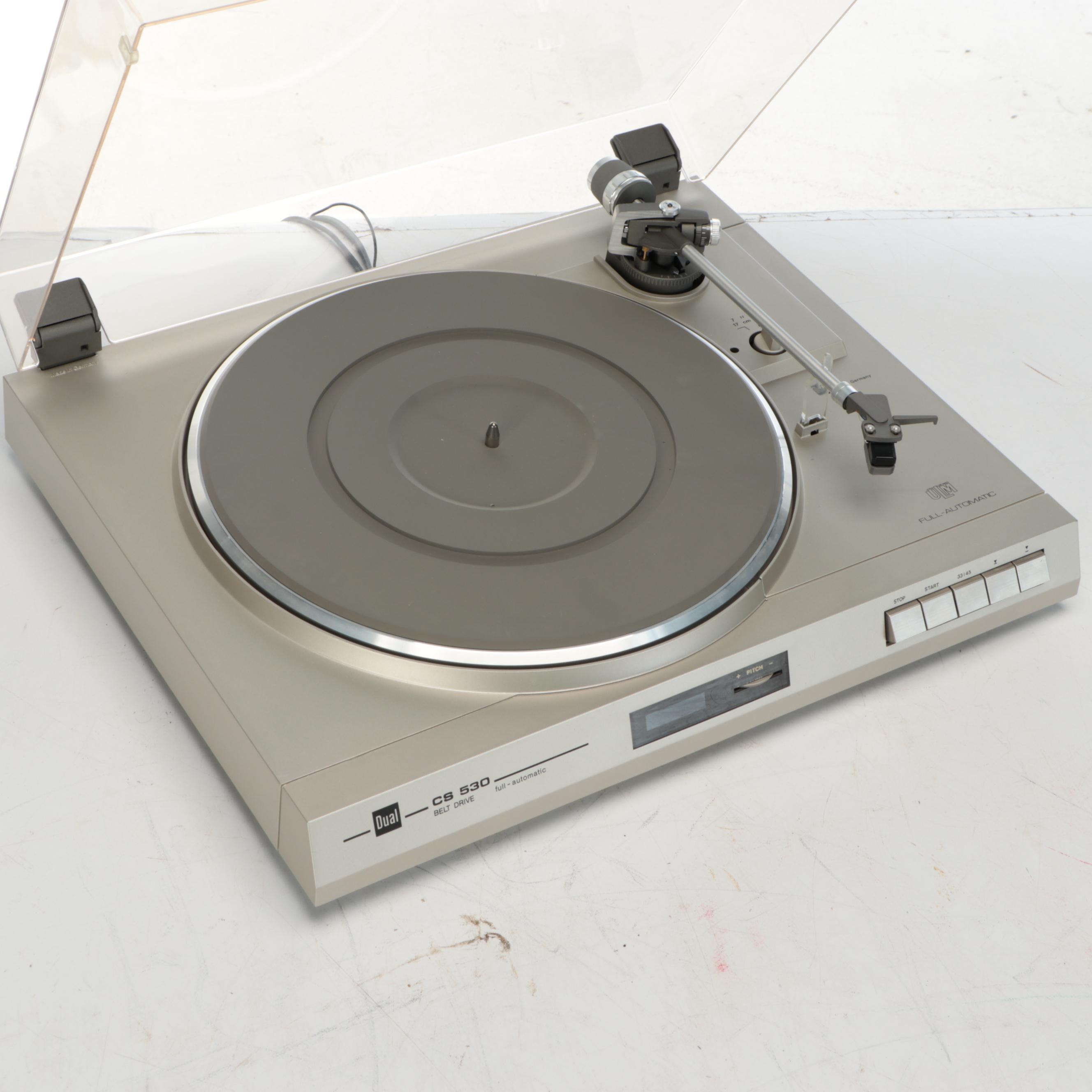Dual CS 530 Automatic Belt Drive Turntable, 1980s