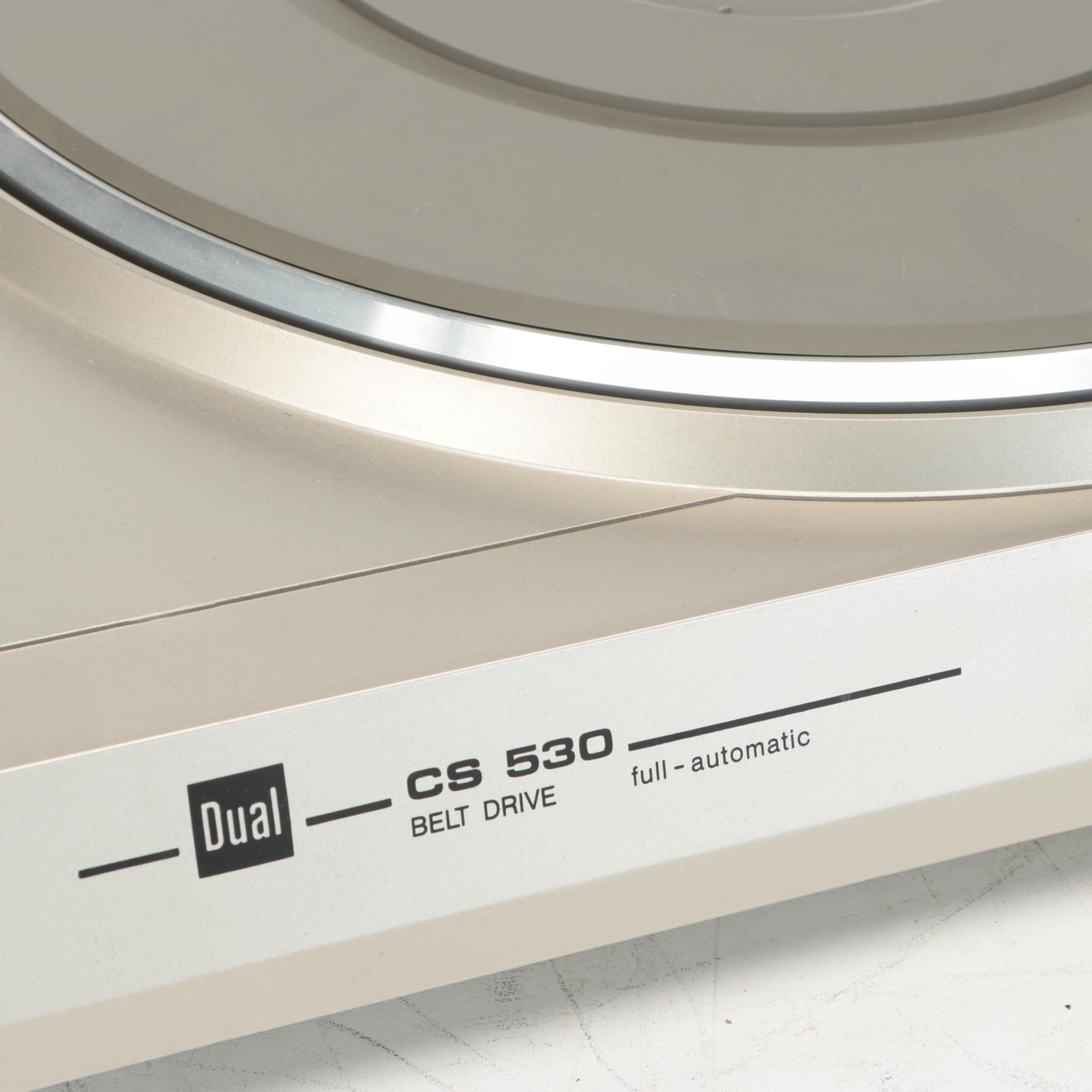 Dual CS 530 Automatic Belt Drive Turntable, 1980s