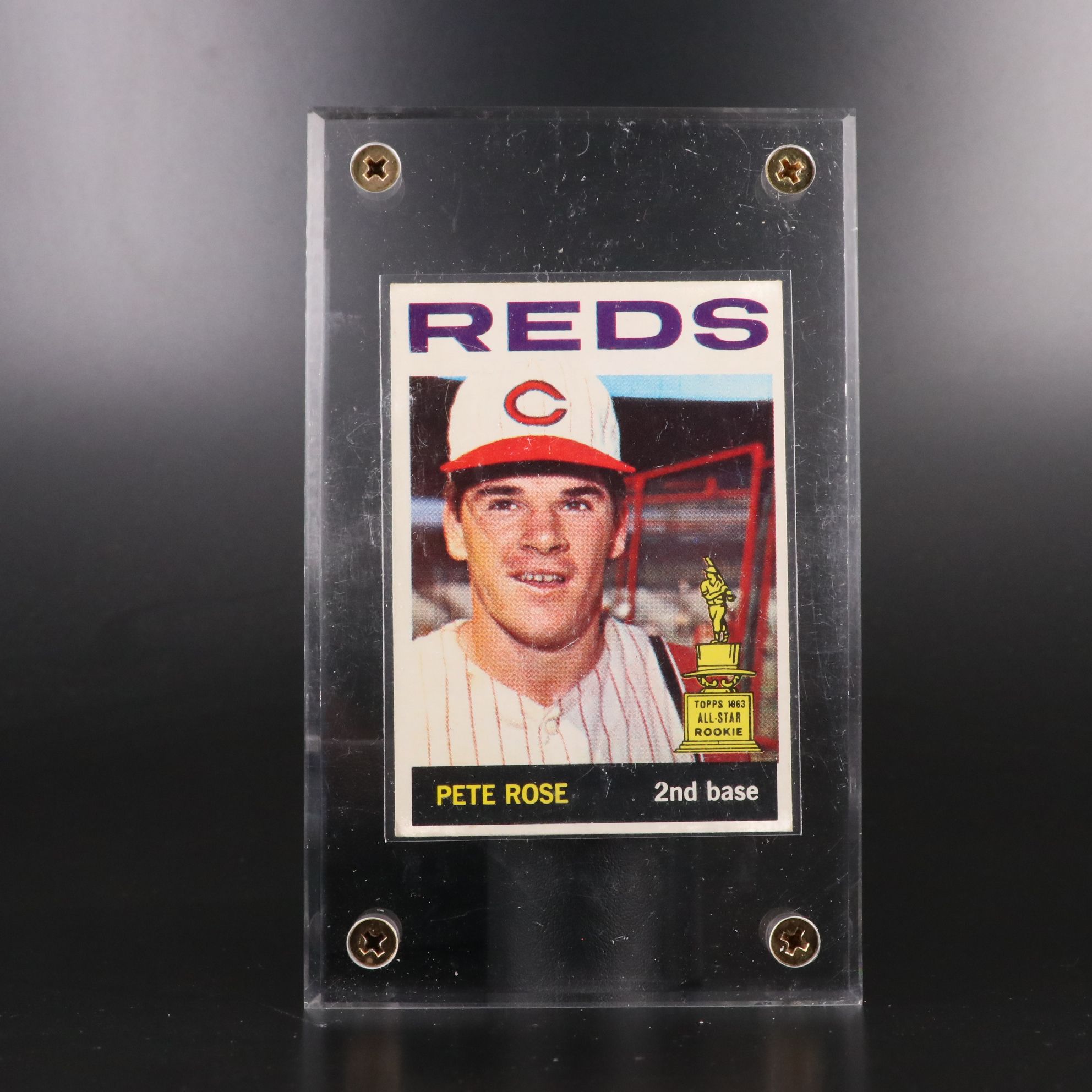 1964 Topps Pete Rose Cincinnati Reds All-Star Rookie Baseball Card