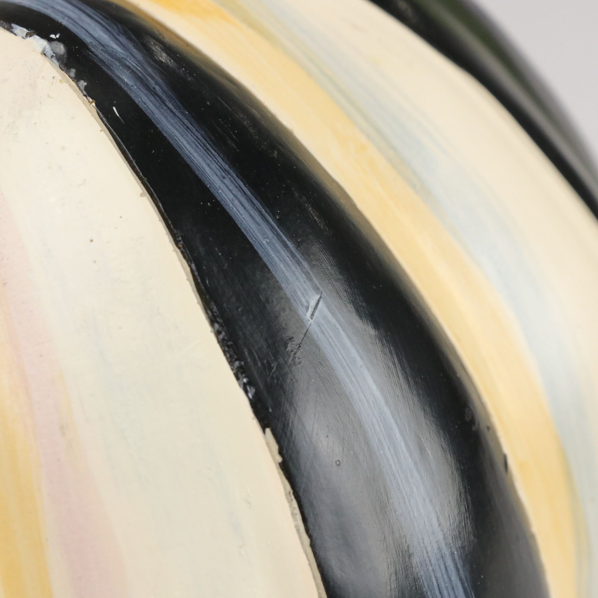 MacKenzie-Childs "Courtly Stripe" Pumpkin Figurine