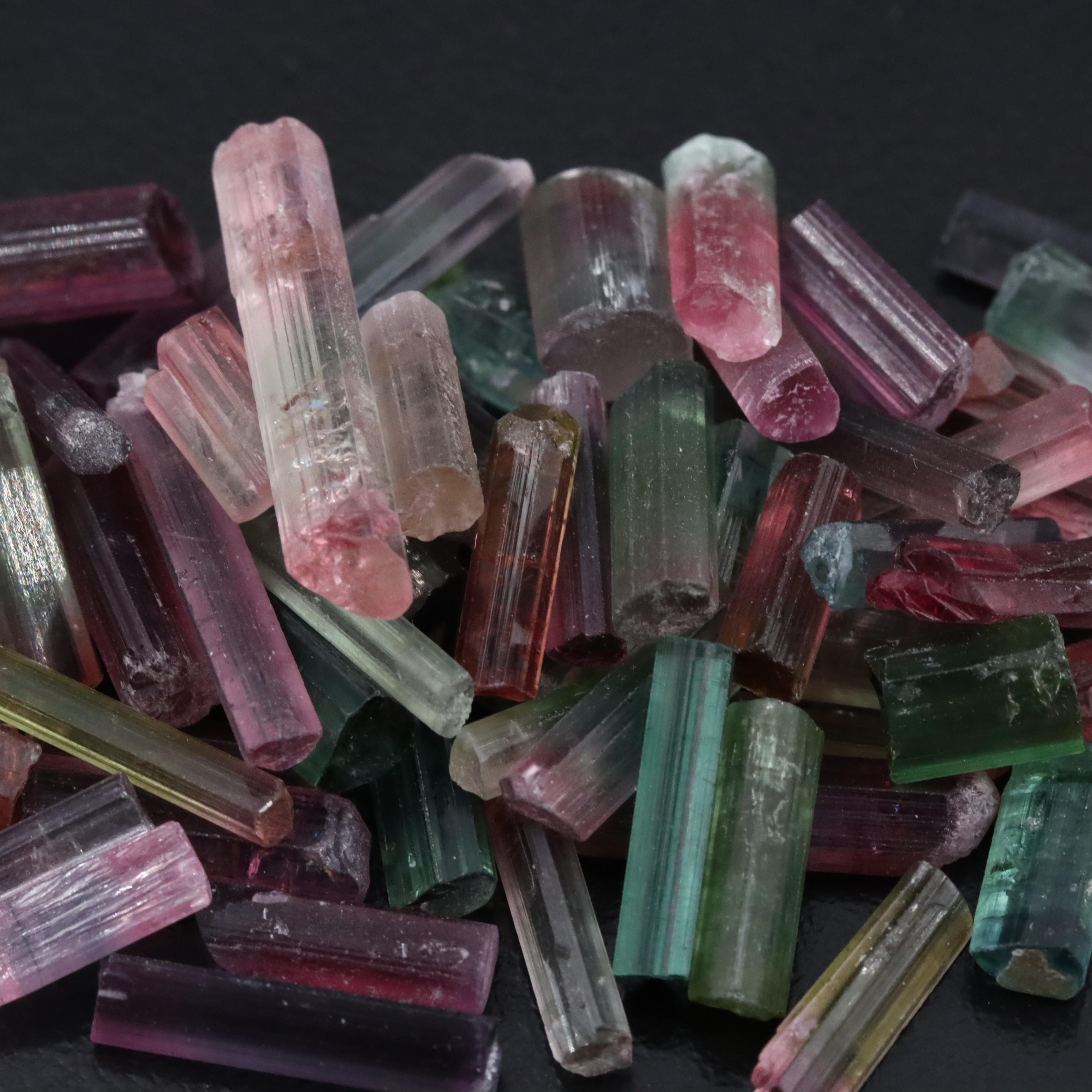 Loose 68.10 CTW Rough Tourmalines
