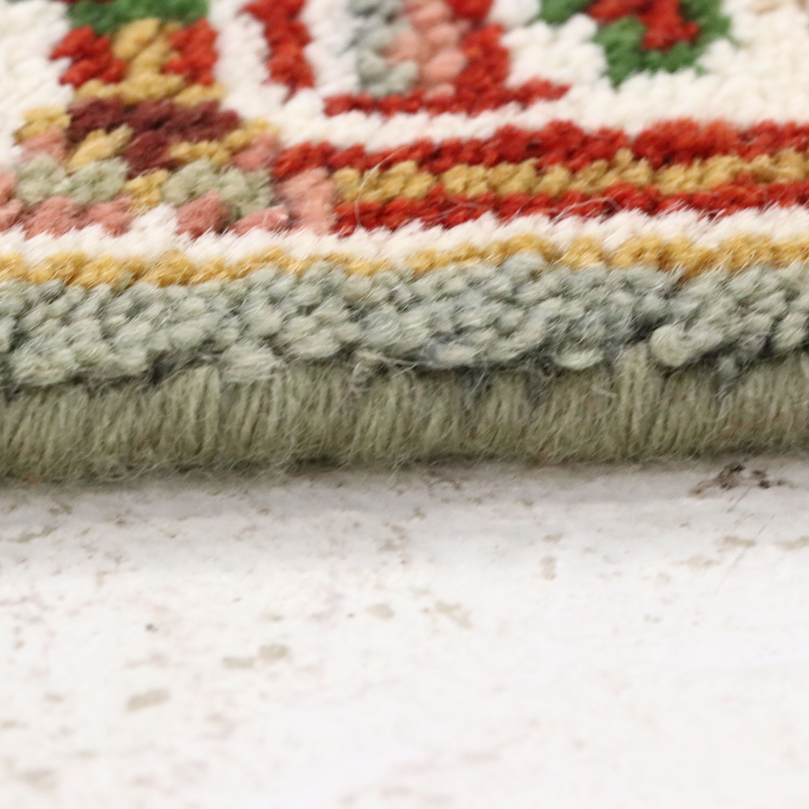 2'7 x 6'1 Hand-Knotted Indo-Persian Serapi Carpet Runner