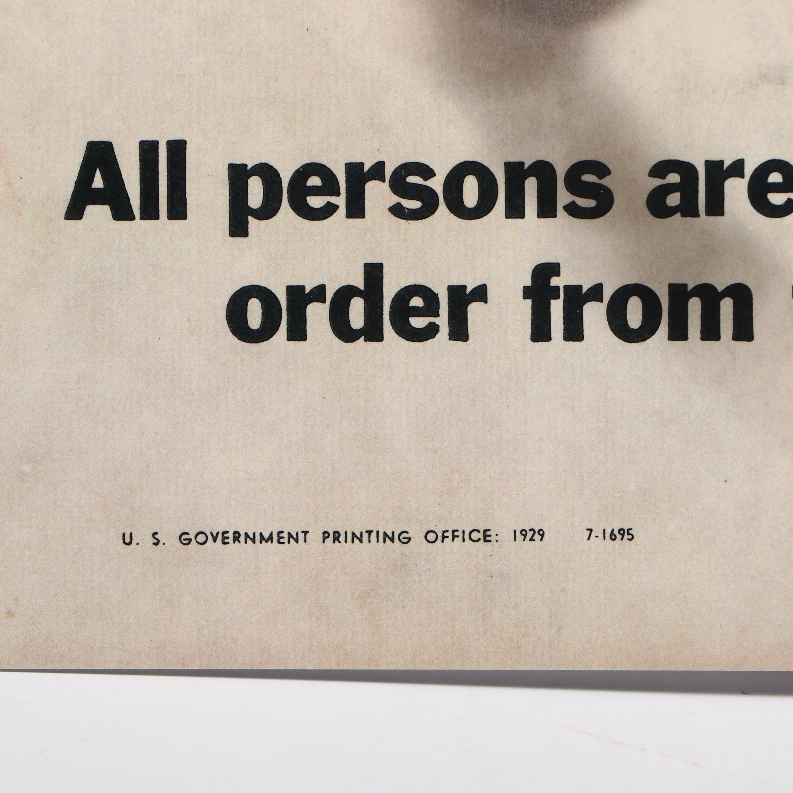 Prohibition Style Whisky Prescription Form with Reproduction Sign