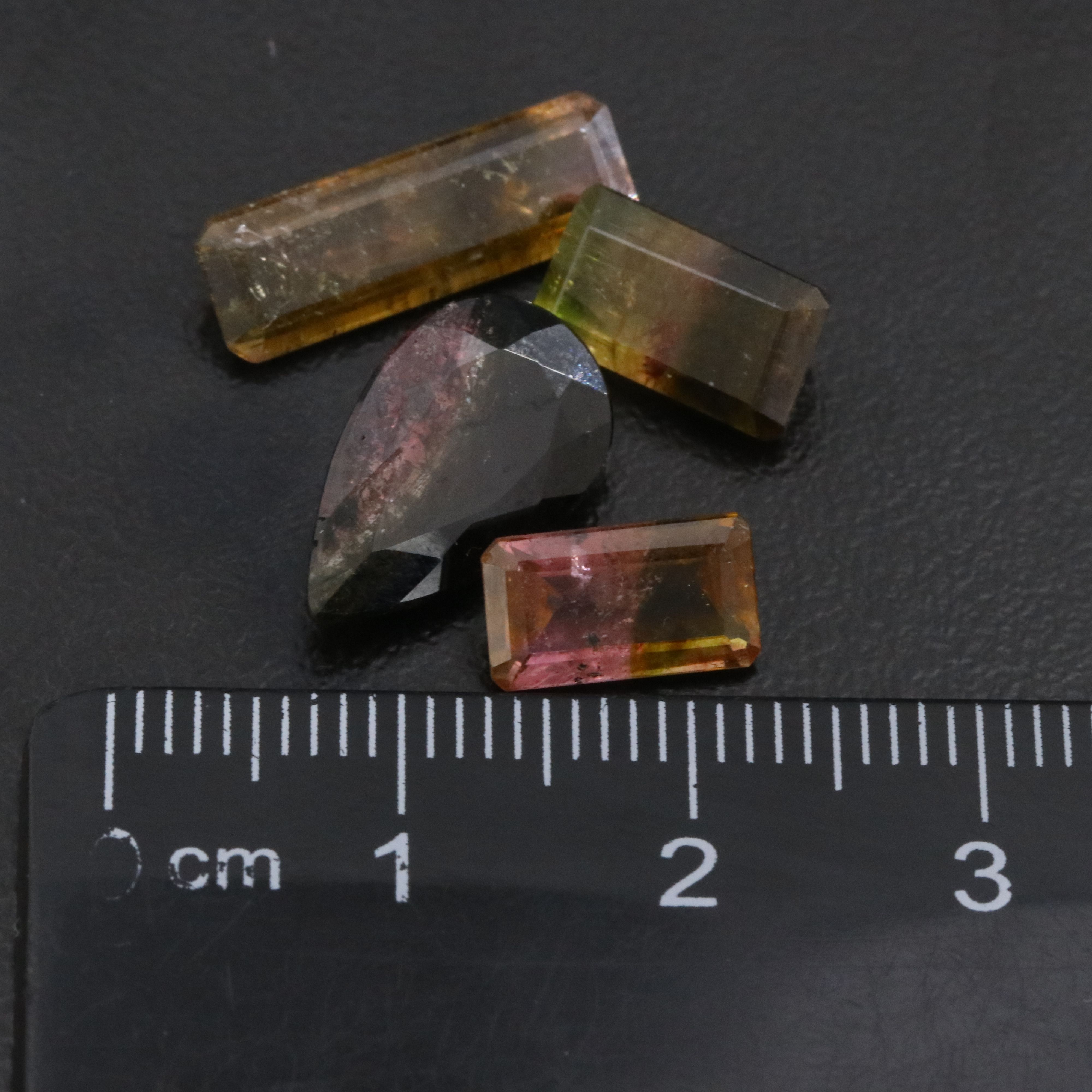Loose 10.24 CTW Bi-Color Tourmalines