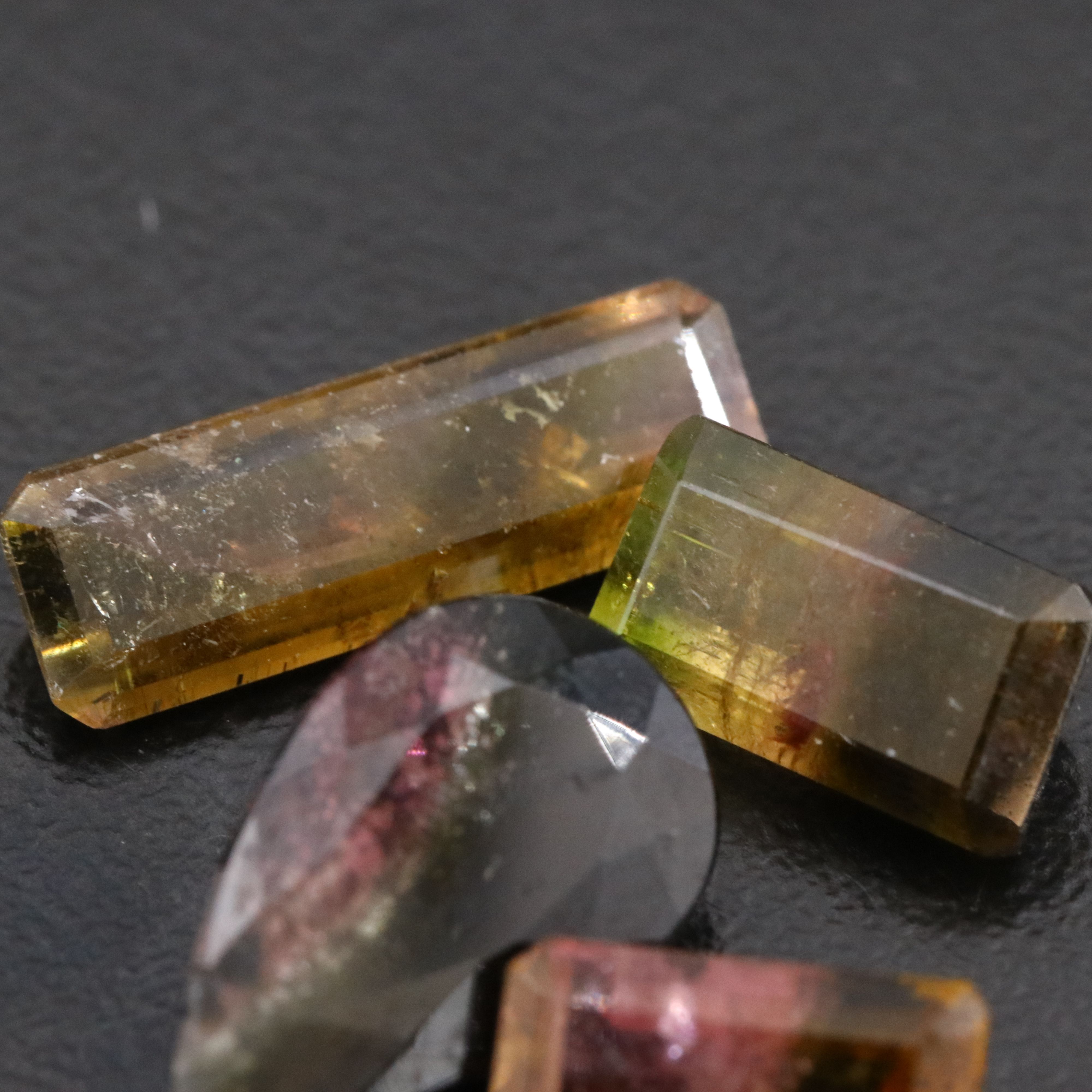 Loose 10.24 CTW Bi-Color Tourmalines