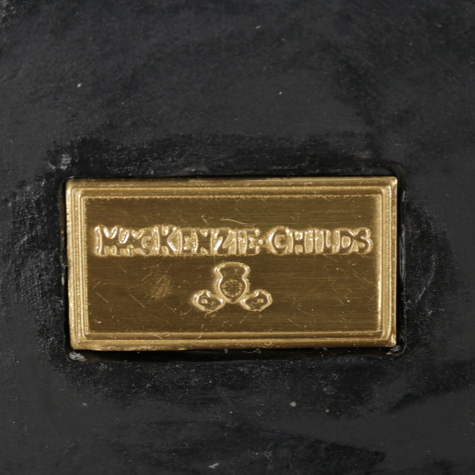 MacKenzie-Childs Courtly Check and Orange Stripe Centerpiece Pumpkins