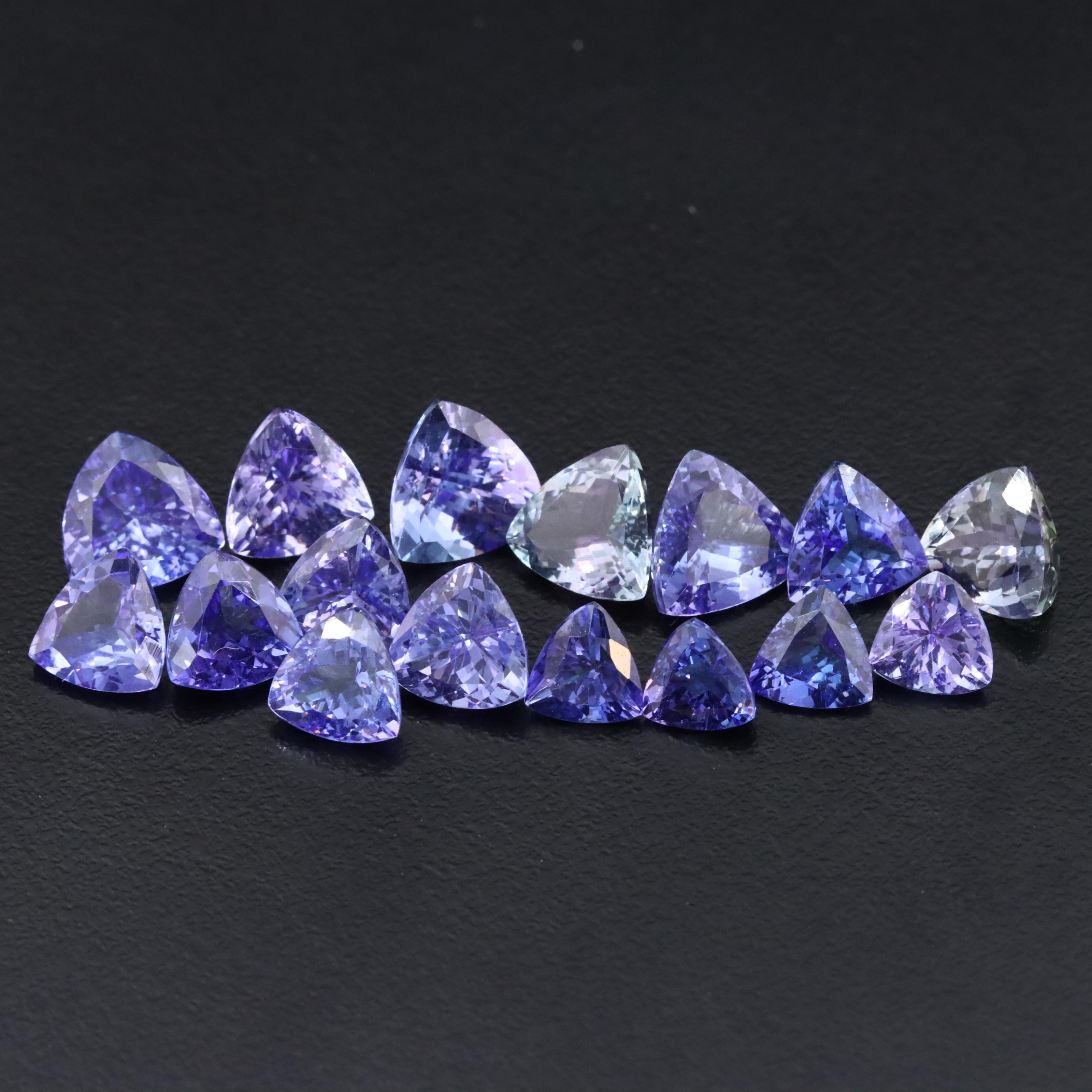 Loose 20.10 CTW Tanzanites