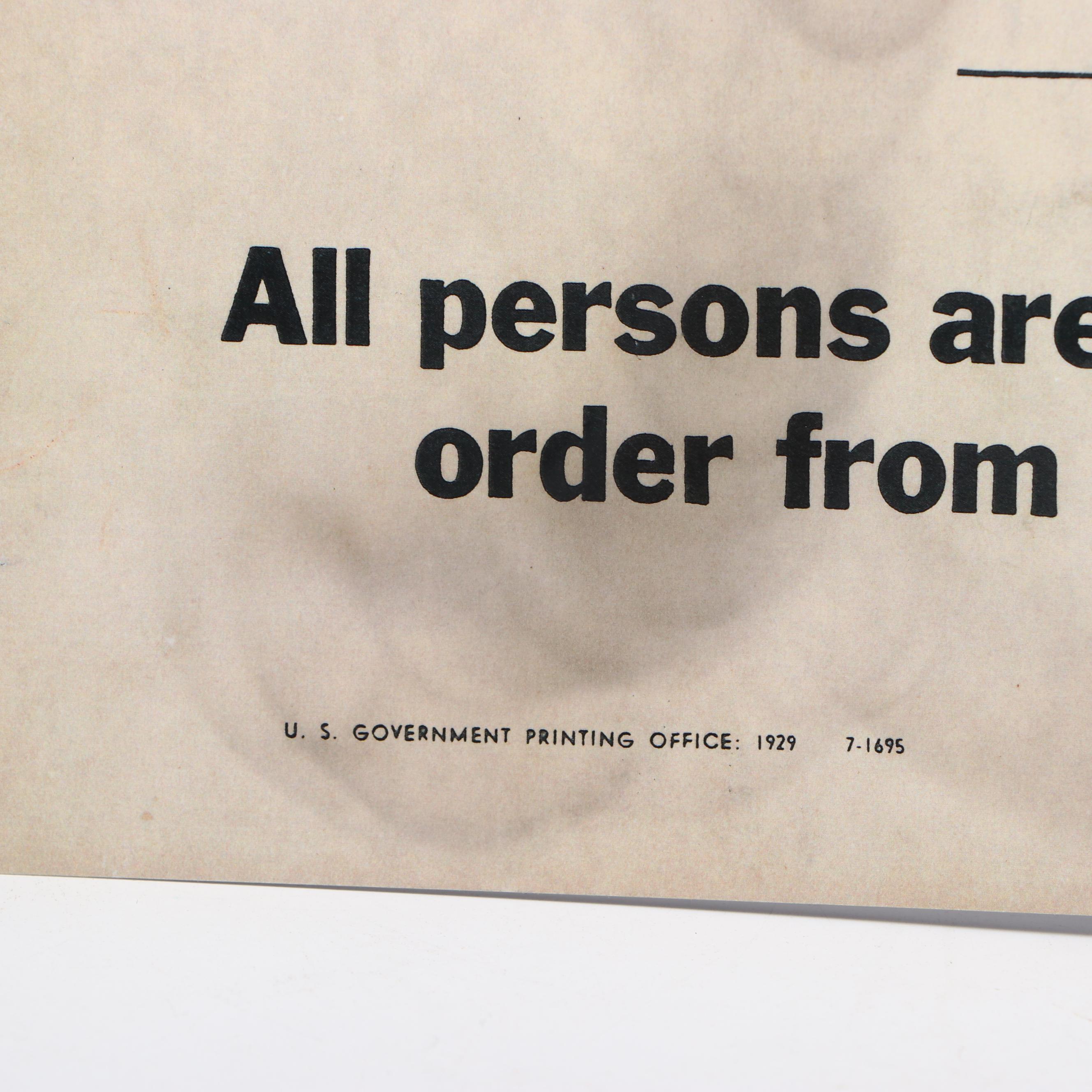 Prohibition Style Whisky Prescription Form with Reproduction Sign