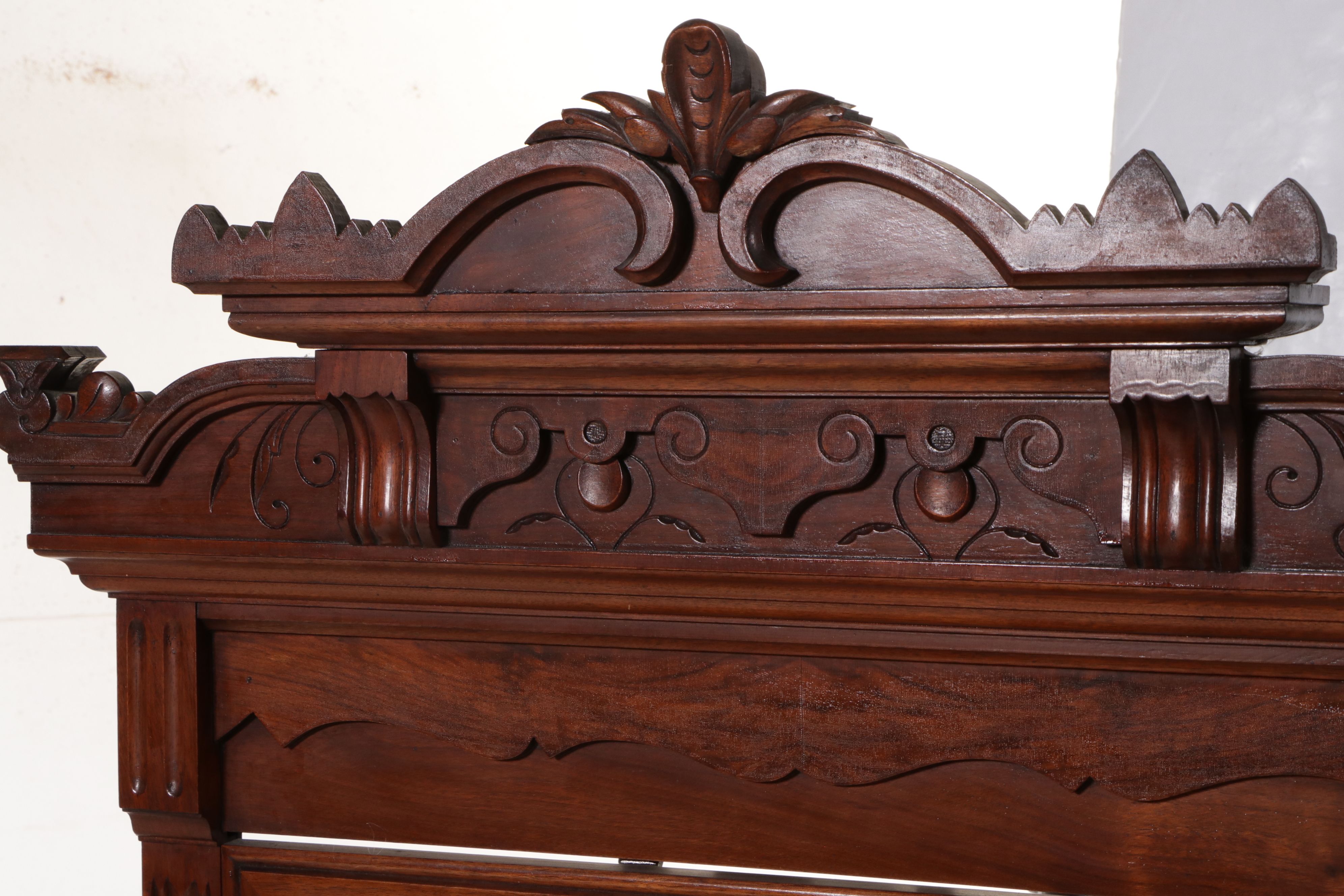 Eastlake Walnut Dresser with Marble Top
