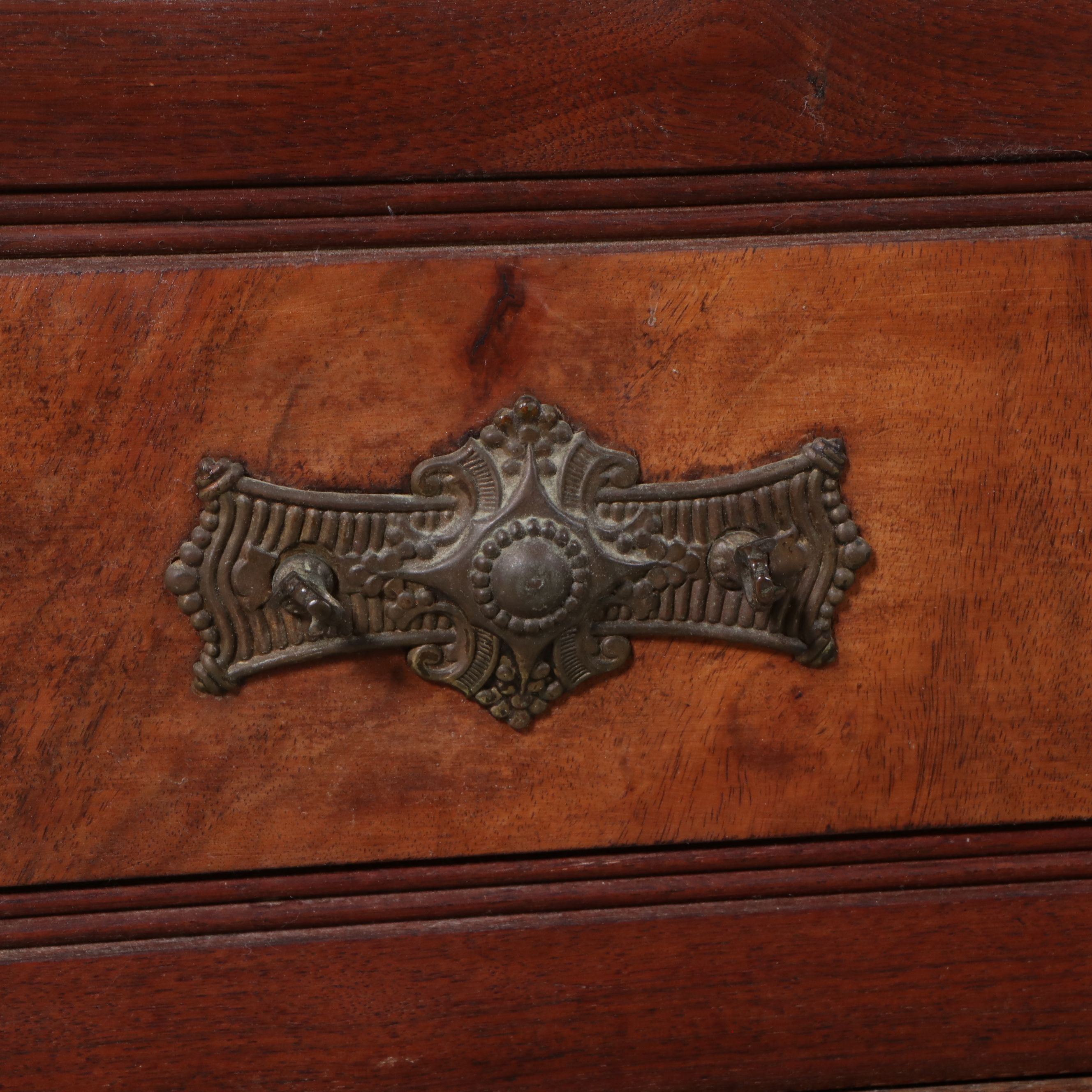 Eastlake Walnut Dresser with Marble Top