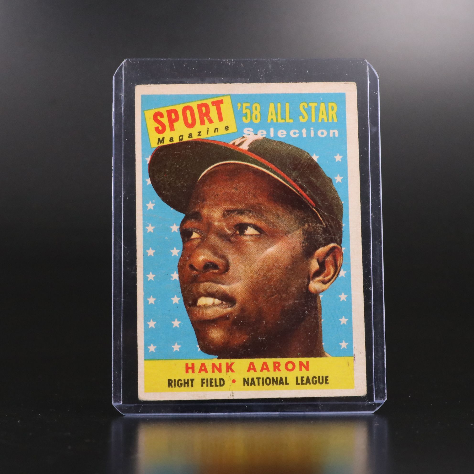 1961 Topps Willie Mays MVP and 1958 Topps Hank Aaron All-Star Baseball Cards