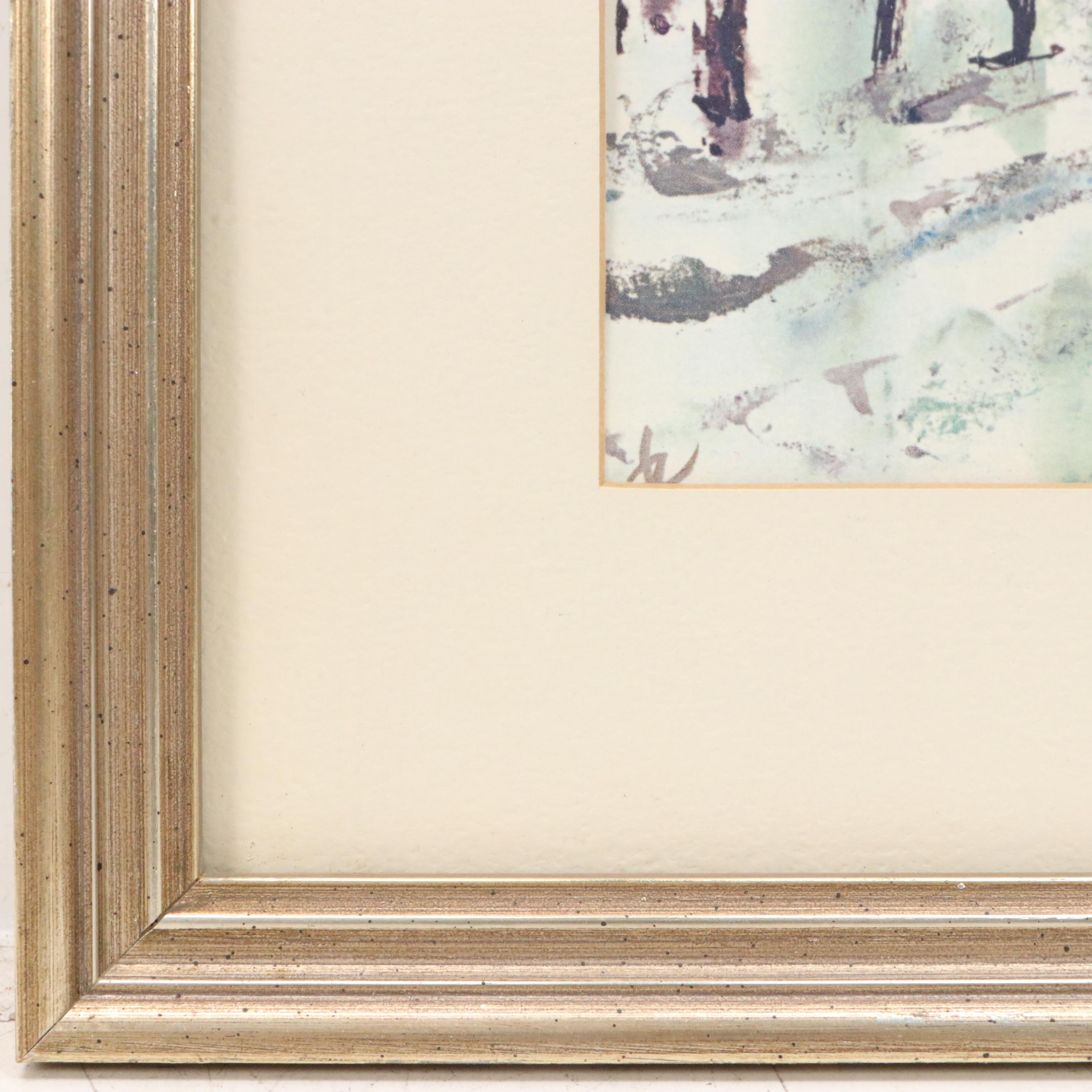 Winter Offset Lithograph of the Taft Museum of Art