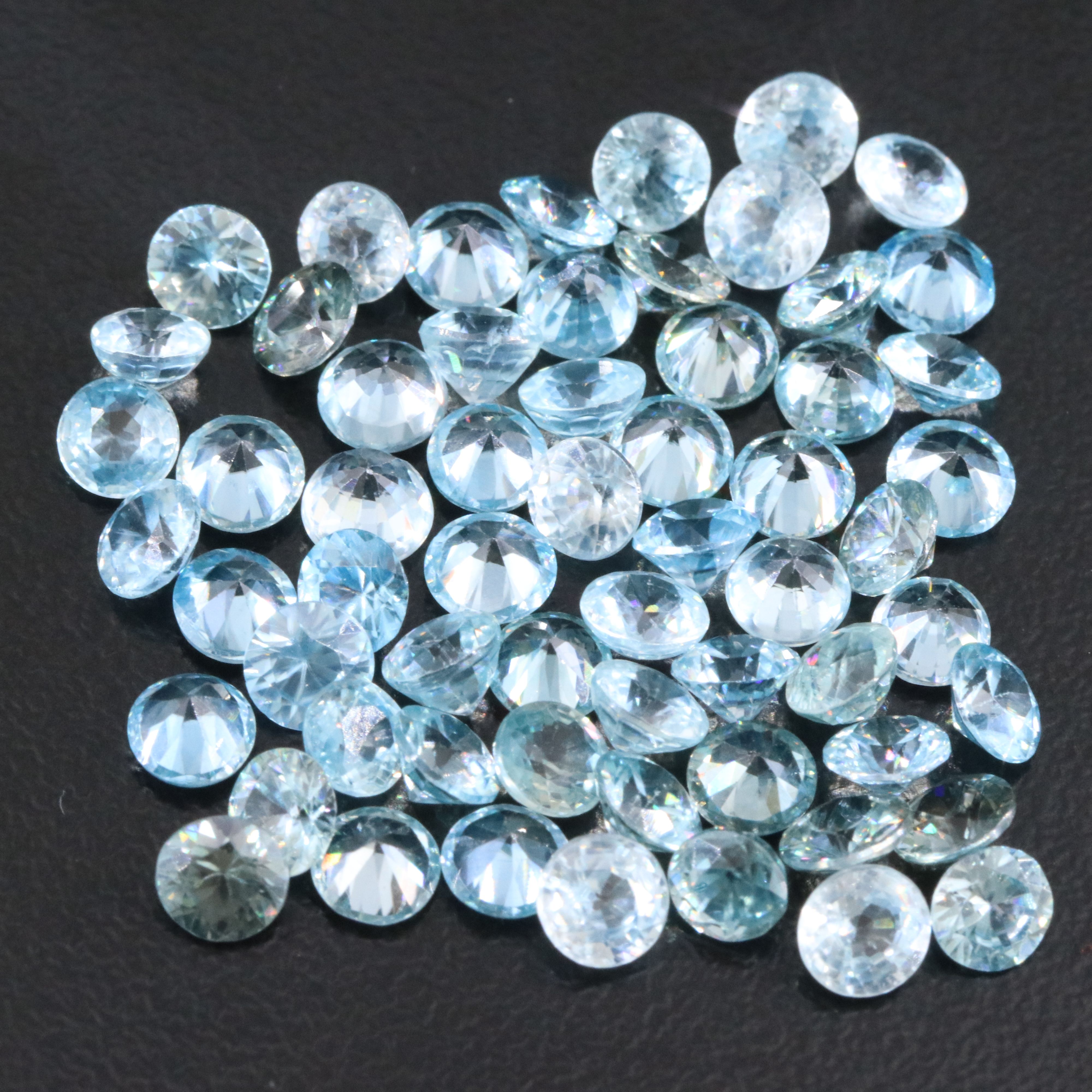 Loose 23.00 CTW Blue Zircons