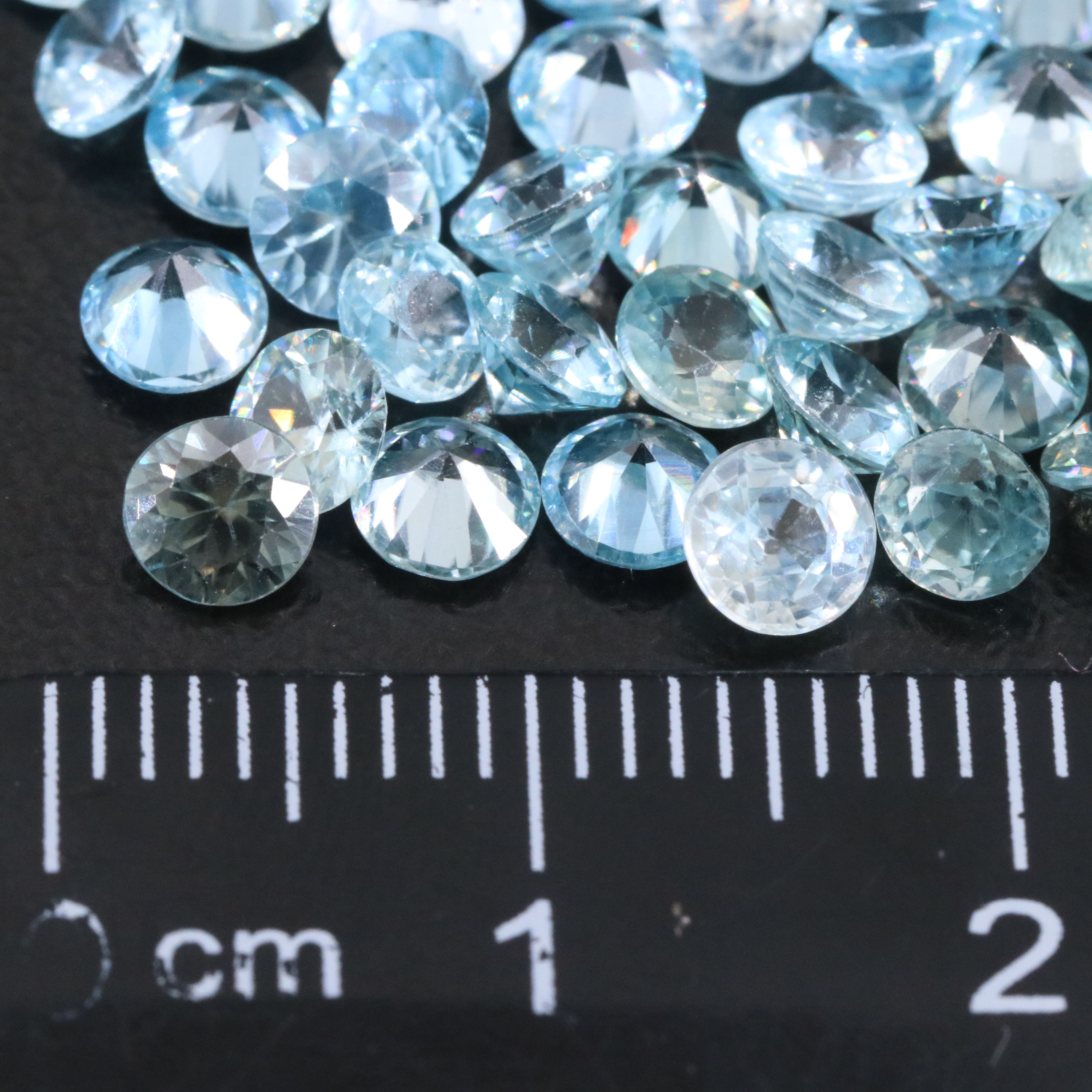 Loose 23.00 CTW Blue Zircons