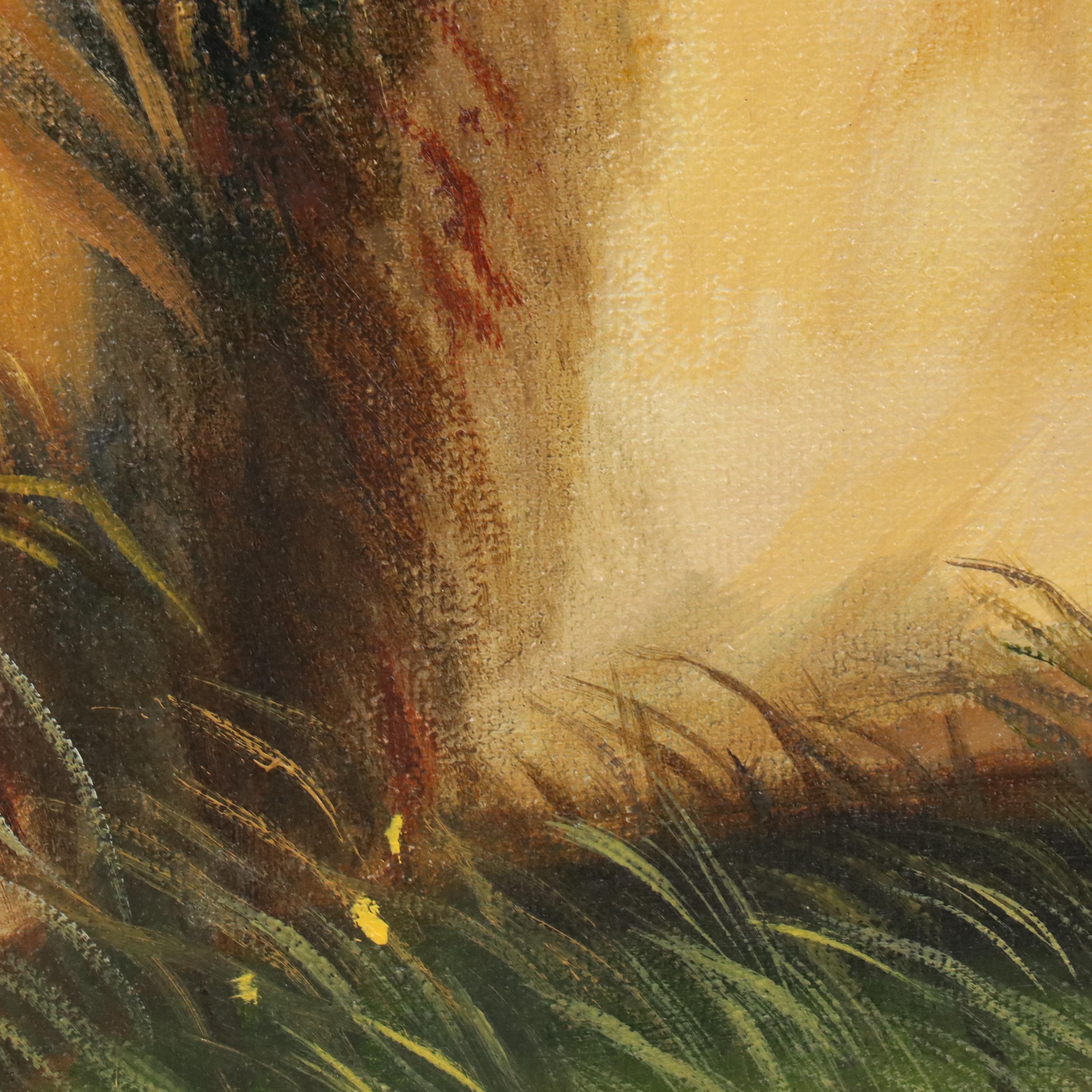 Acrylic Painting of Lion "Still the King"