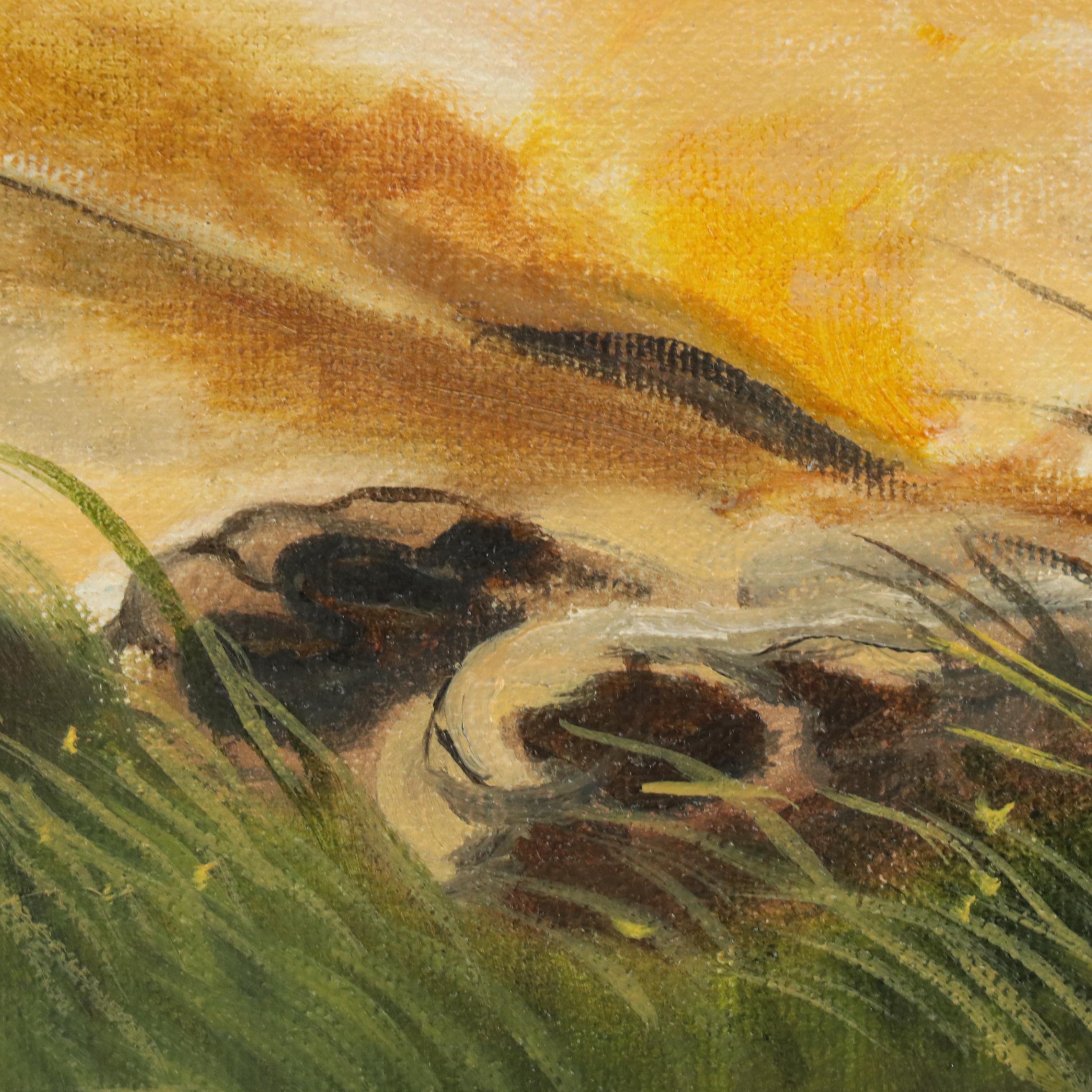 Acrylic Painting of Lion "Still the King"