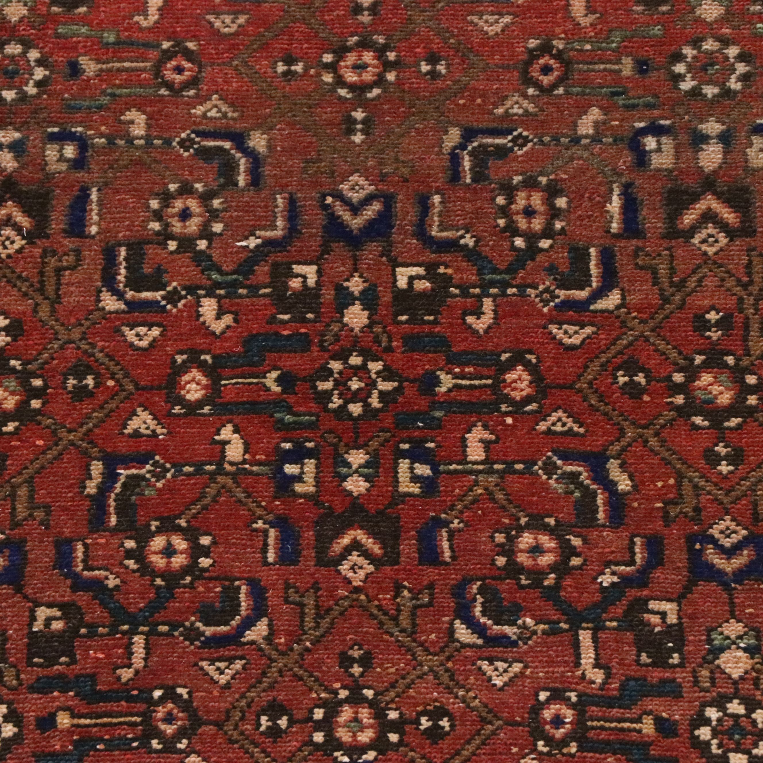 3'7 x 9'11 Hand-Knotted Persian Veramin Long Rug