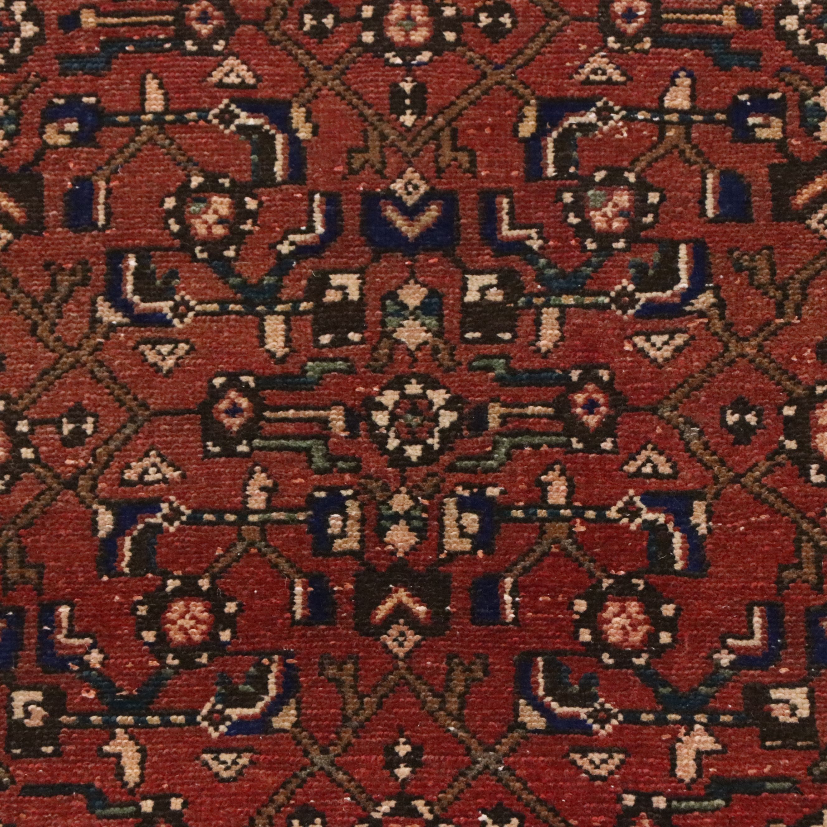 3'7 x 9'11 Hand-Knotted Persian Veramin Long Rug