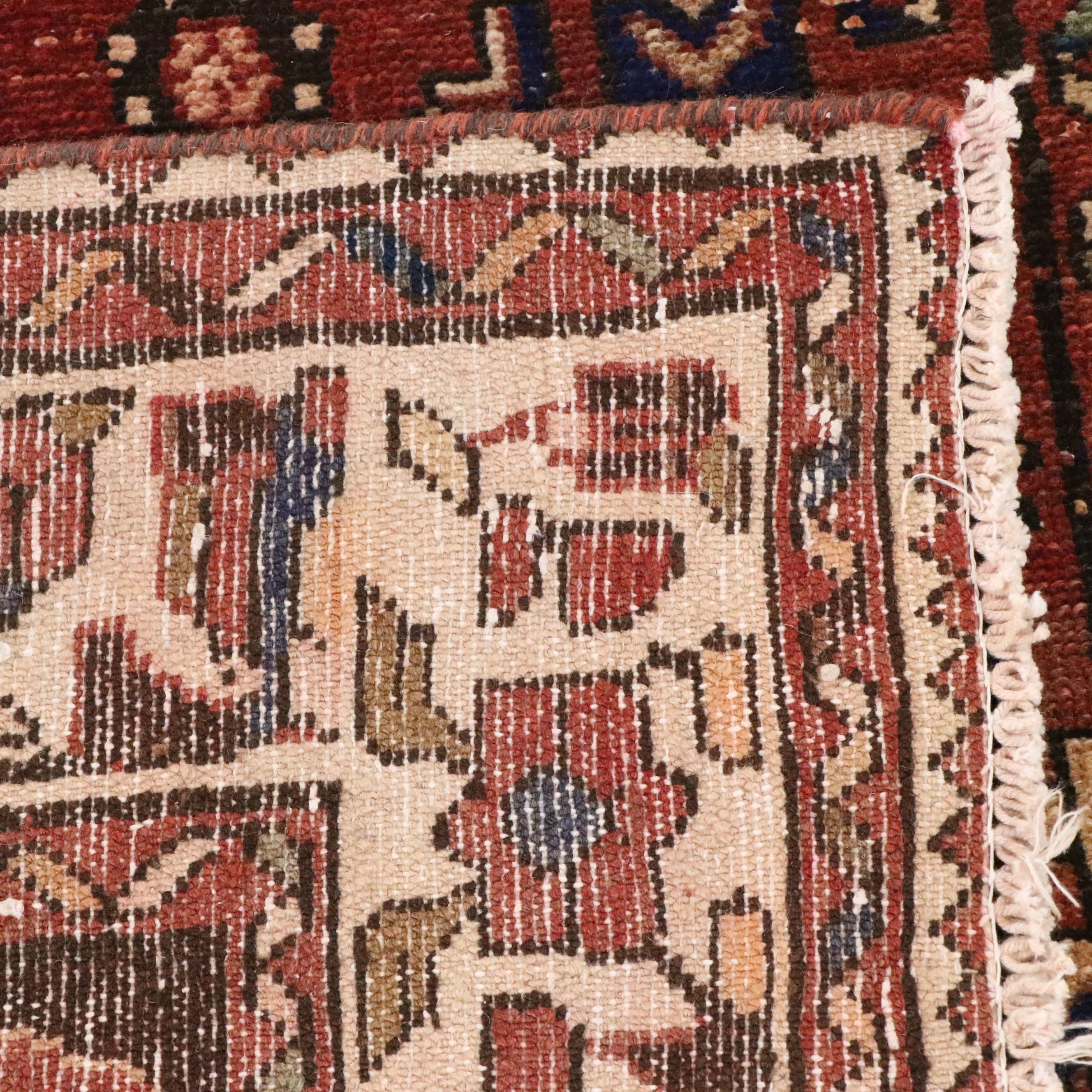 3'7 x 9'11 Hand-Knotted Persian Veramin Long Rug