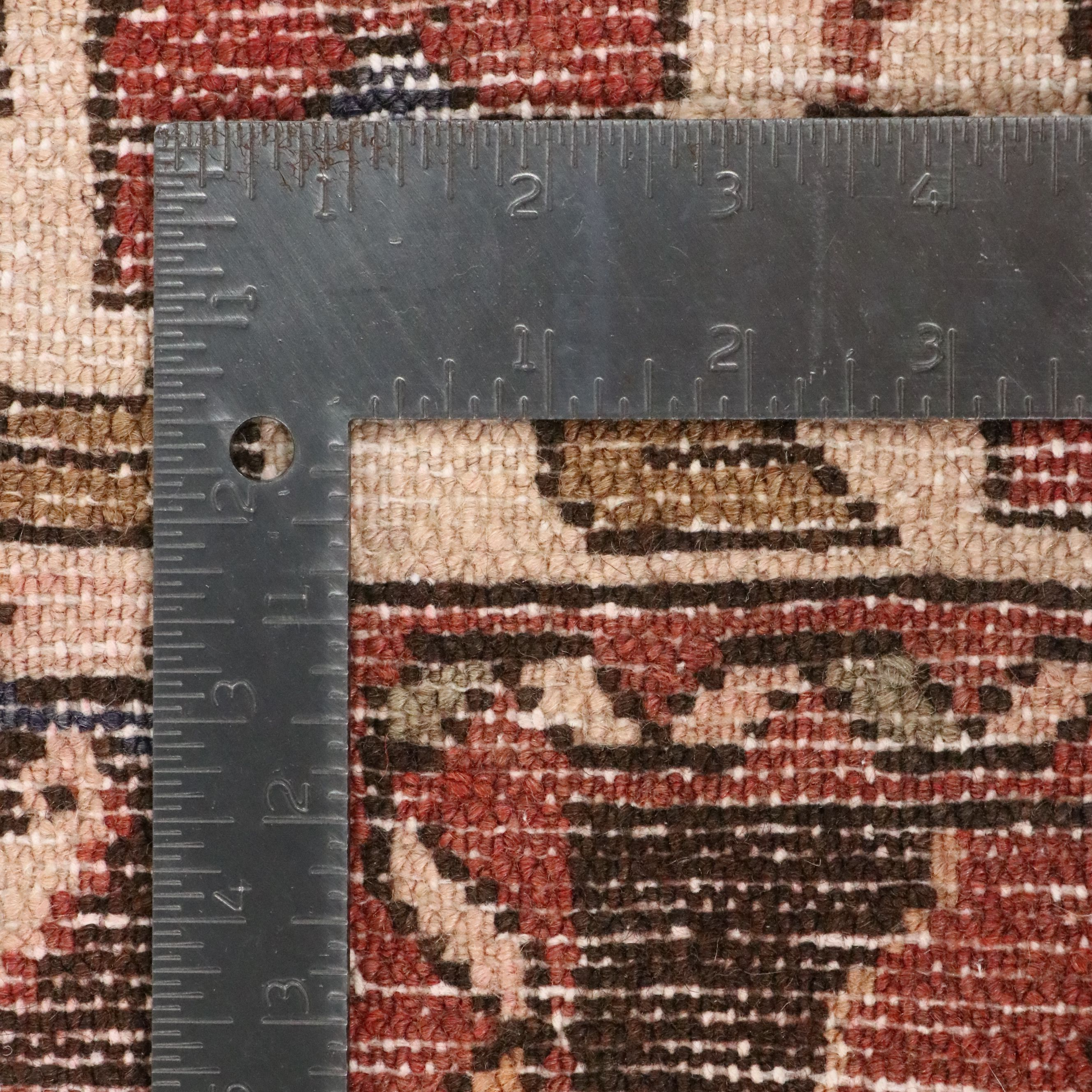 3'7 x 9'11 Hand-Knotted Persian Veramin Long Rug