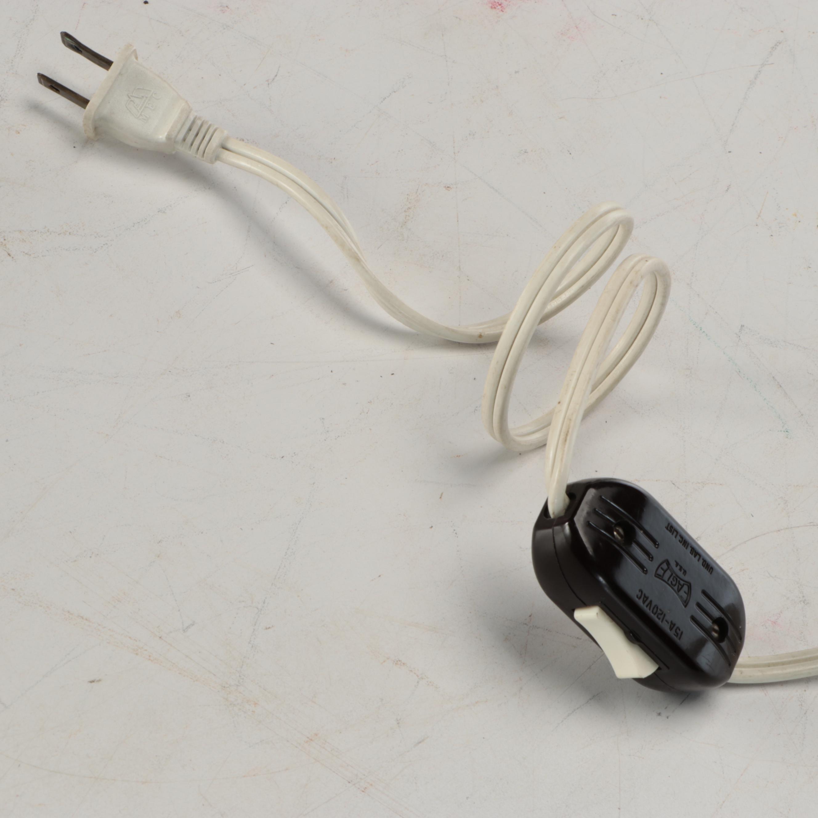 Accordion Pleat Red Fabric Pendant Swag Light