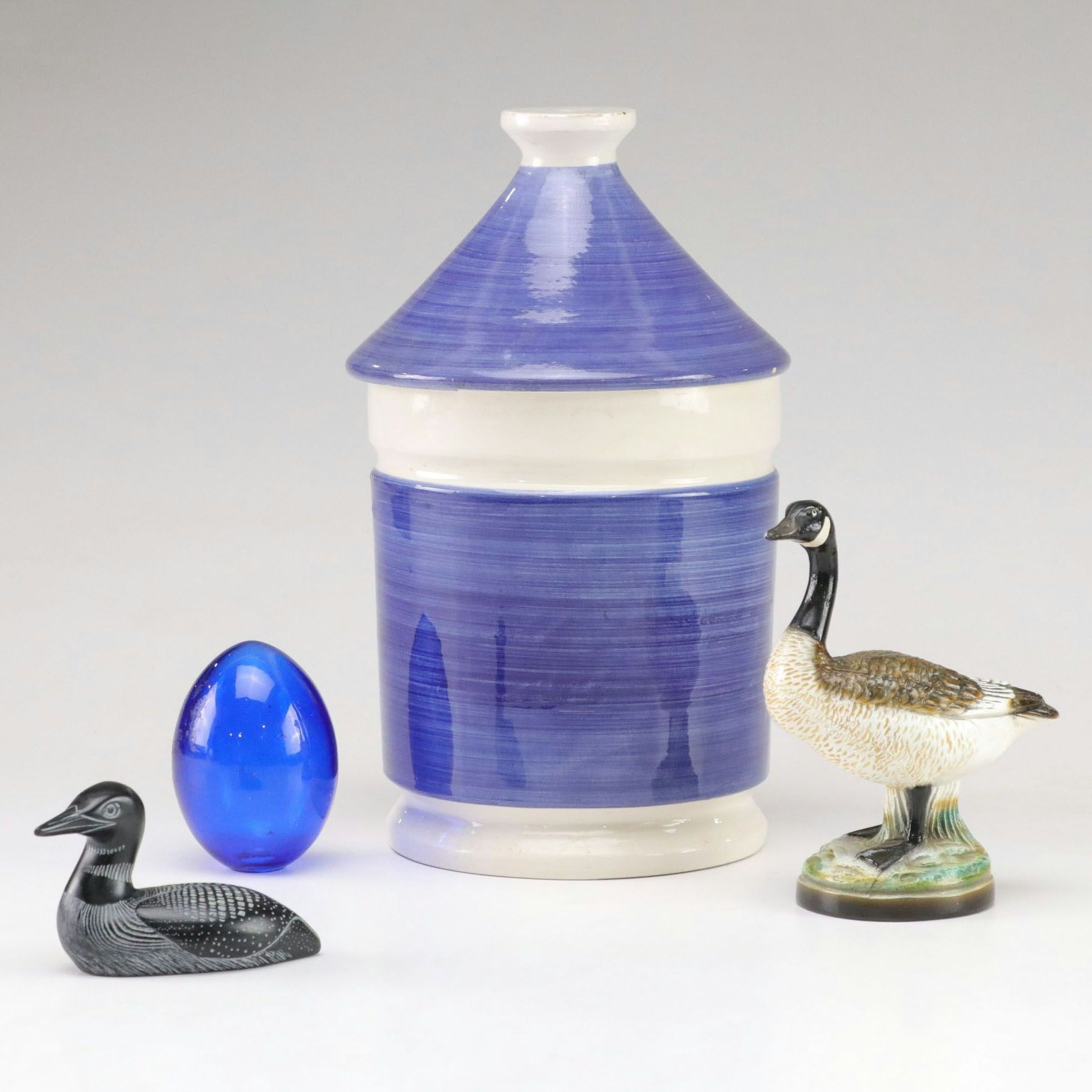 Goose Bottle Opener with Cookie Jar & Figurines