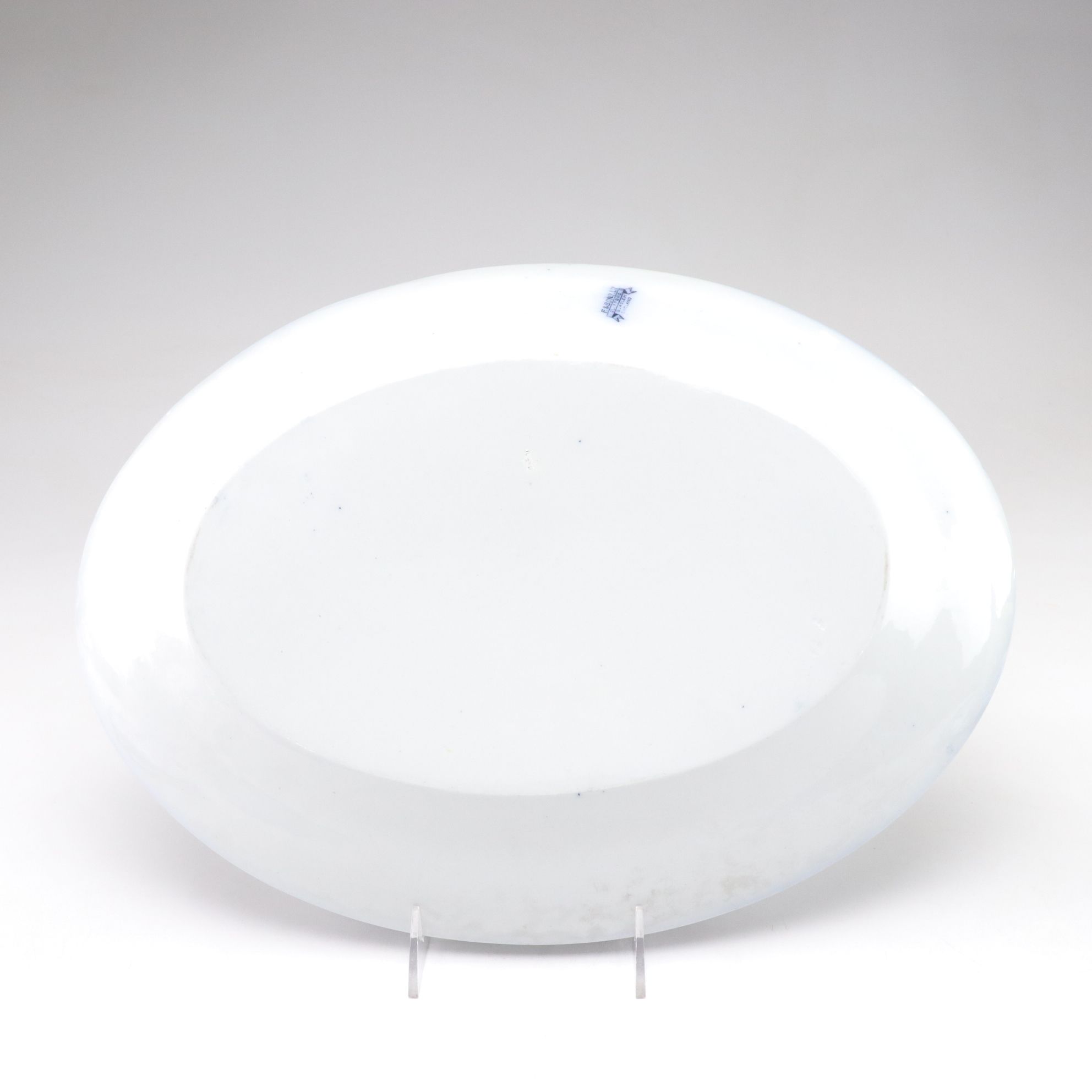 Martha Washington Chain of States and Other Flow Blue Dinnerware, 19th Century