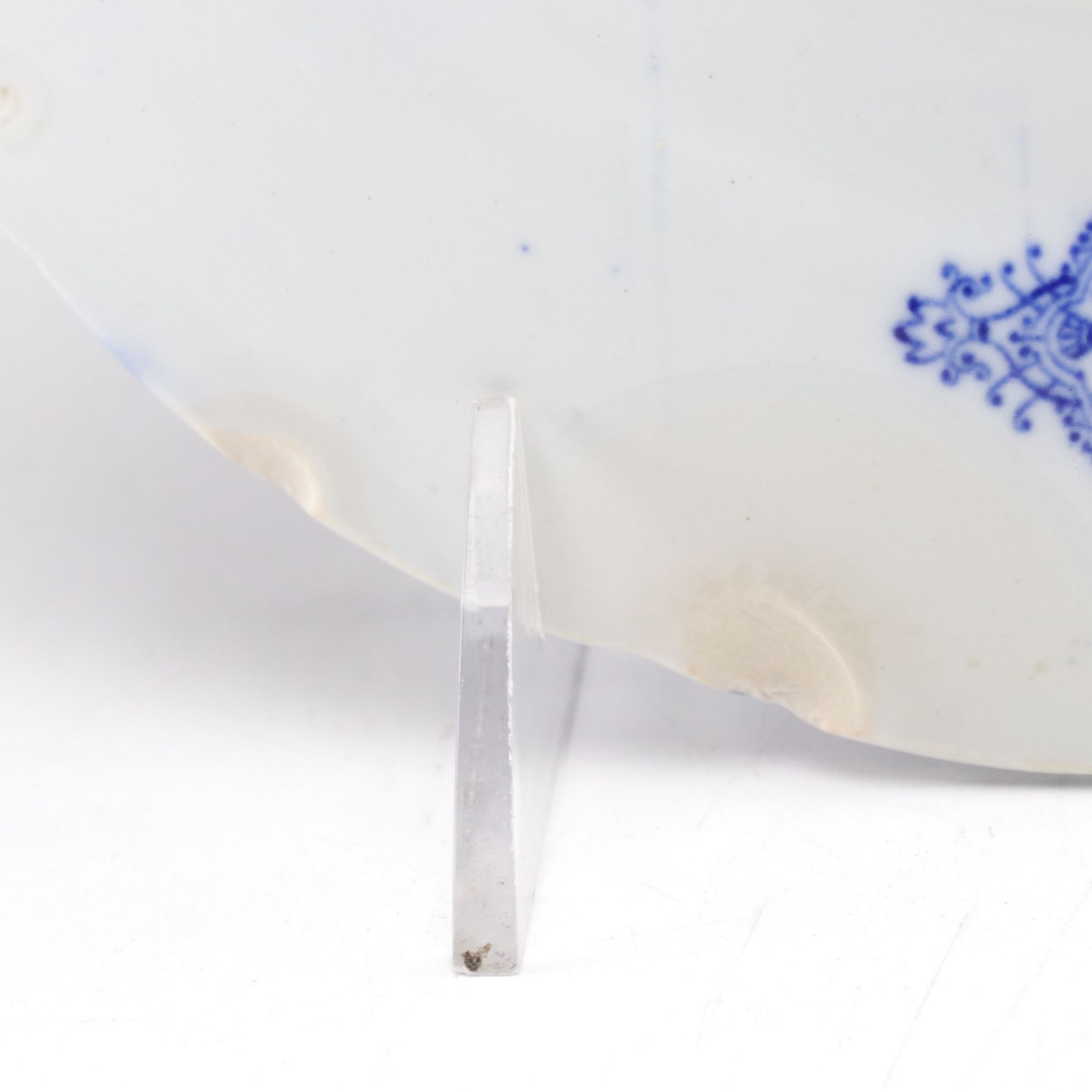 Martha Washington Chain of States and Other Flow Blue Dinnerware, 19th Century