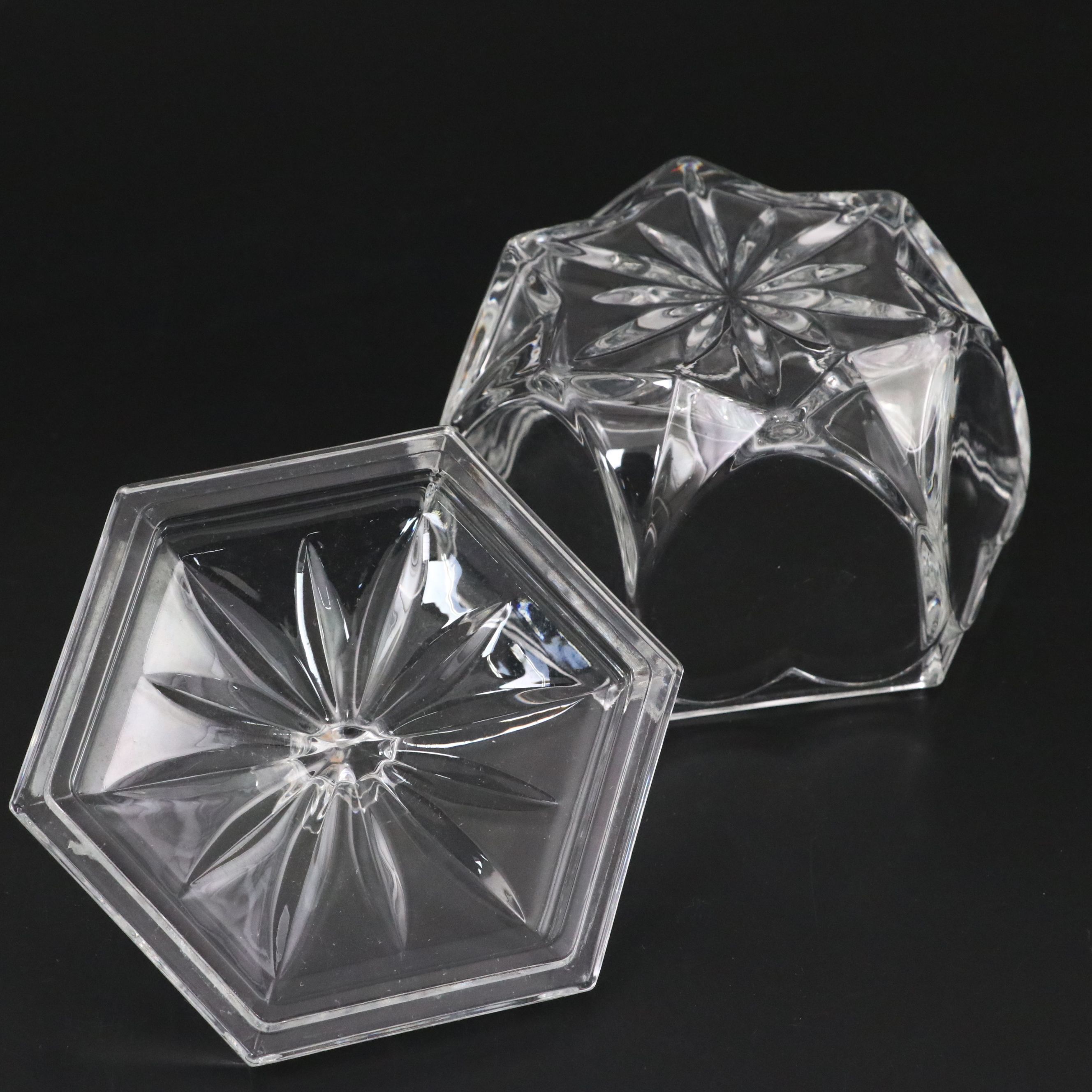 Gorham Sterling Silver Brush, Crystal Lidded Bowl, and More Vanity Décor