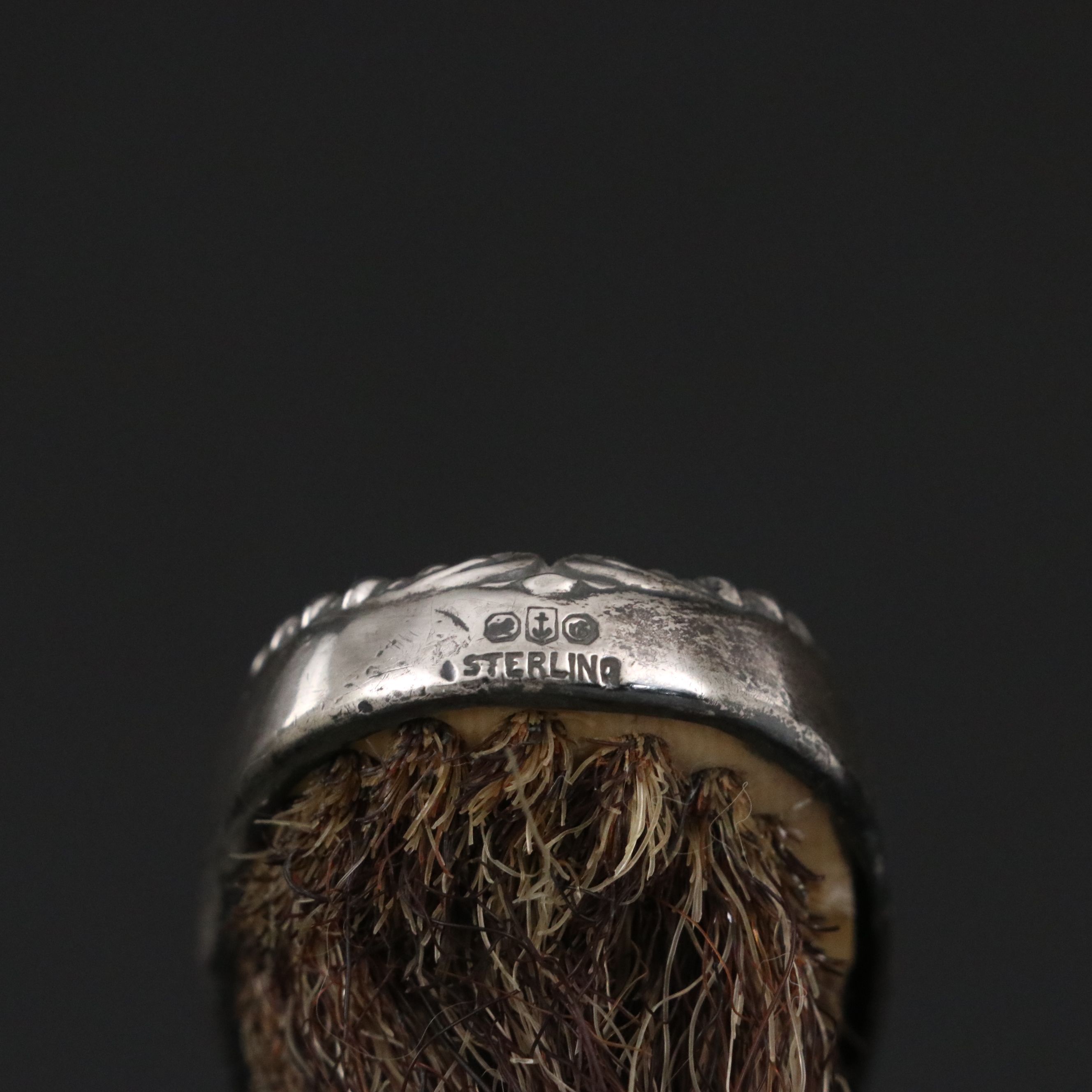 Gorham Sterling Silver Brush, Crystal Lidded Bowl, and More Vanity Décor