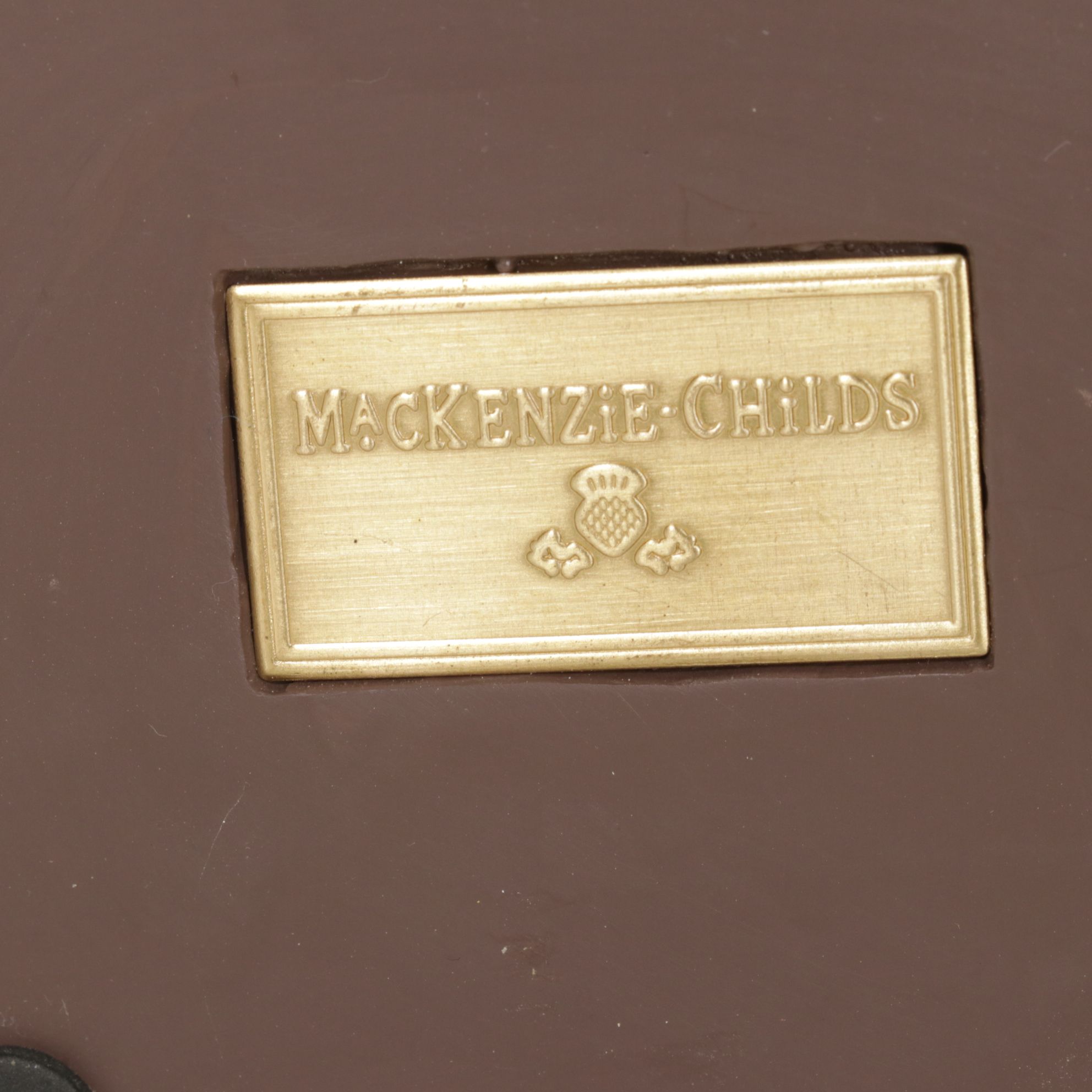 MacKenzie-Childs "Country Check Woodland Tree" Figurine