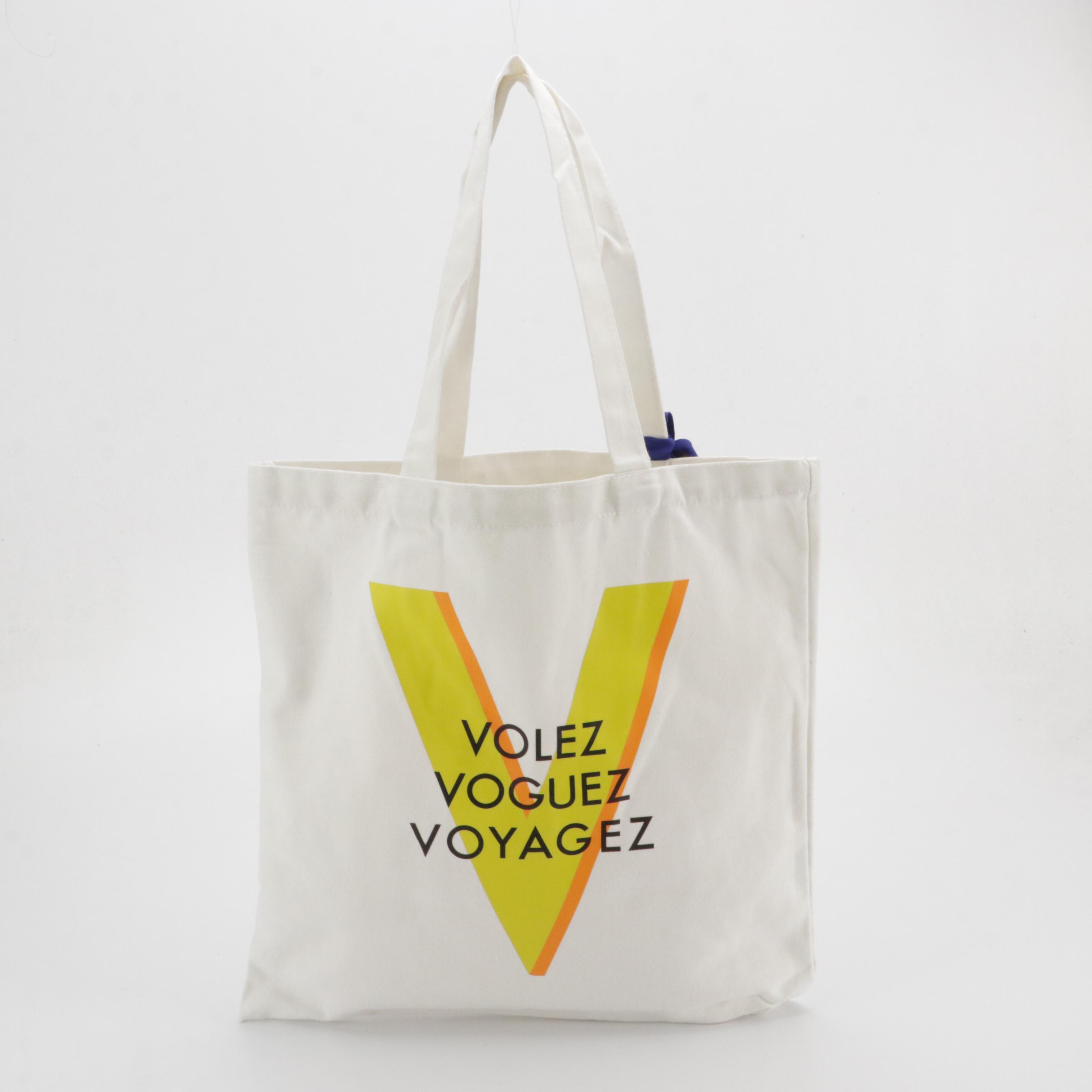 Louis Vuitton Voyagez Shanghai Limited Edition Exhibition Canvas Tote Bag