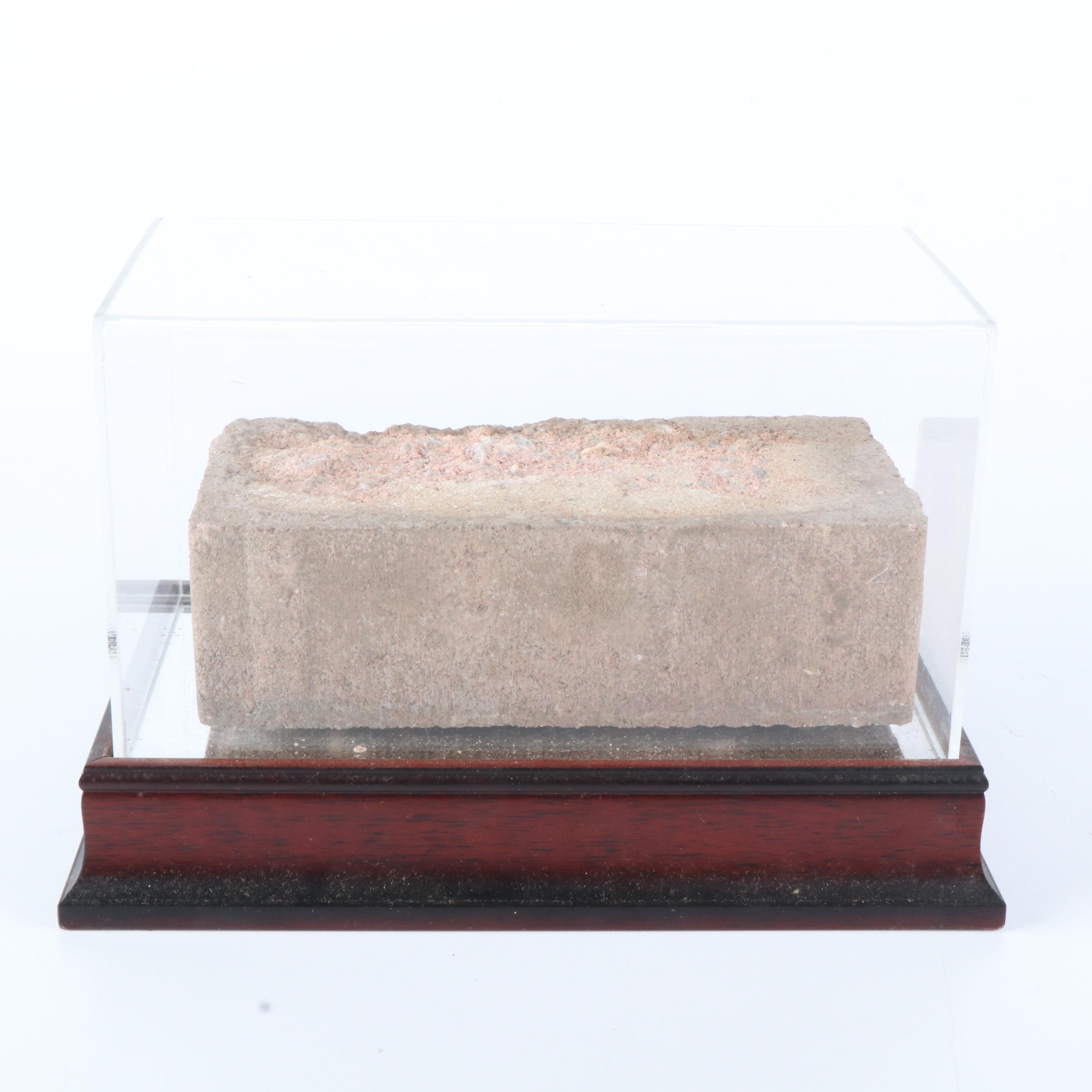 Yankees Stadium Monument Park Brick with Display, Steiner