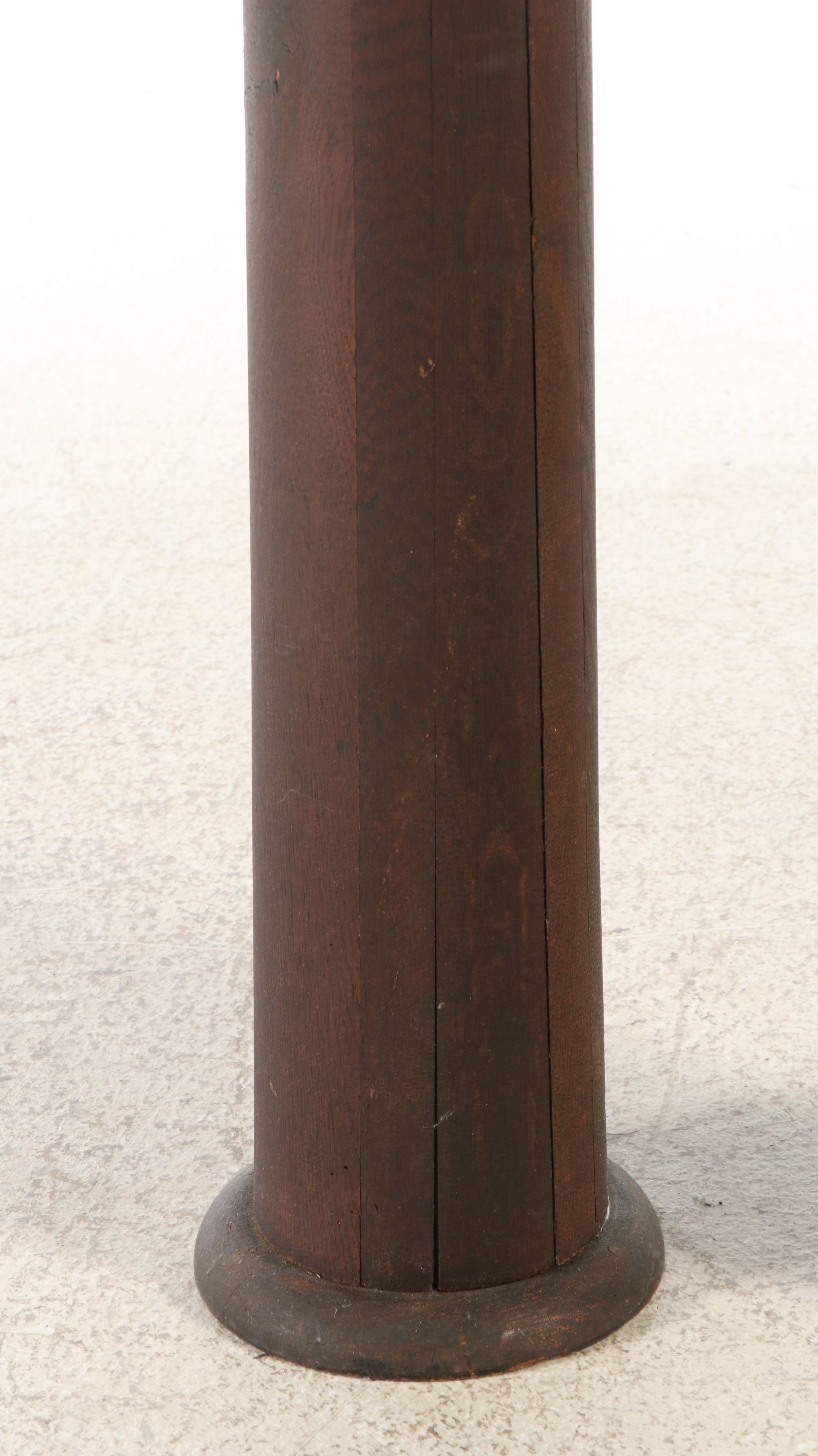 Tapered Stained Oak Ionic Columns