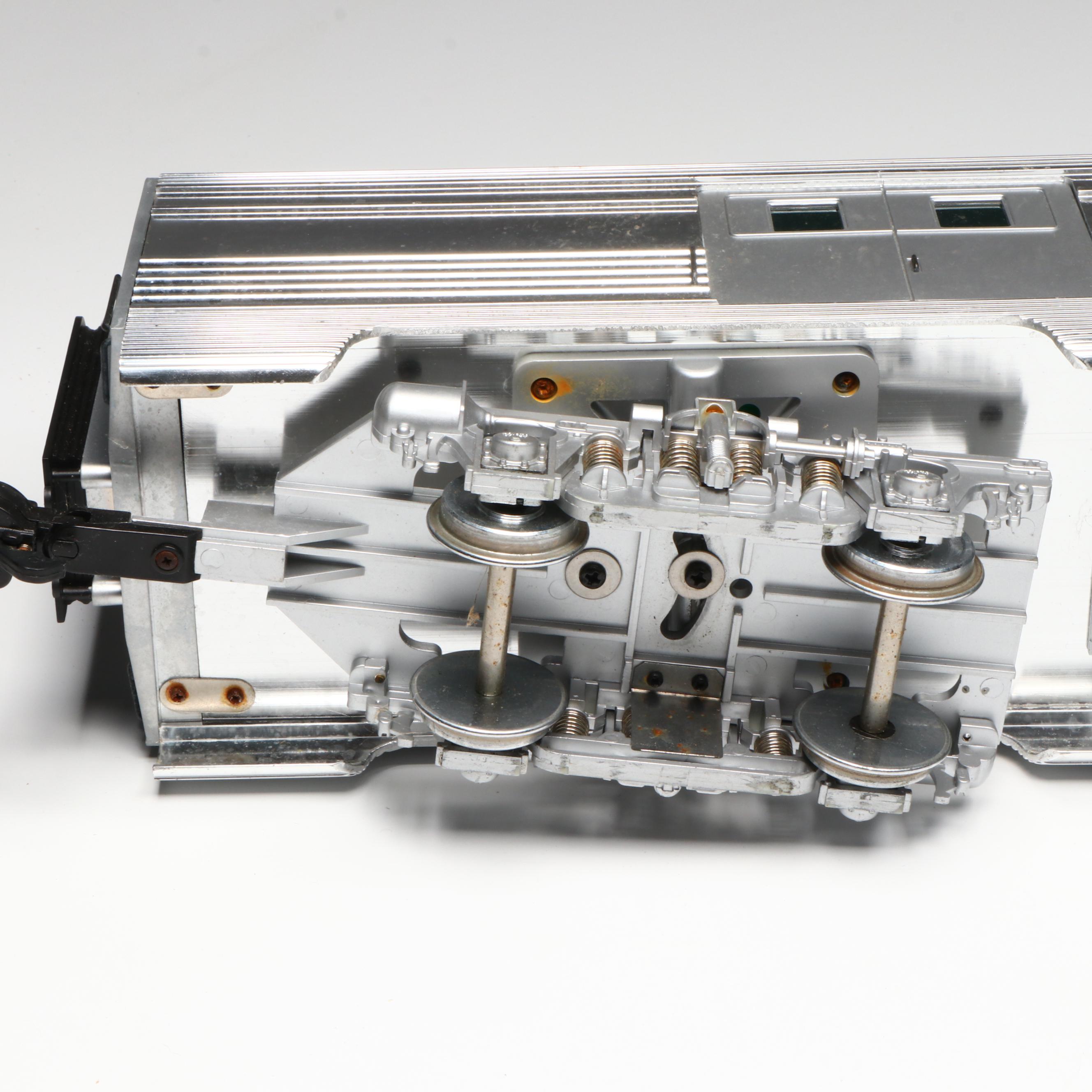 Aristo-Craft G Scale ART-32505 Fred Harvey Dining Car and ART-32205 Baggage Car