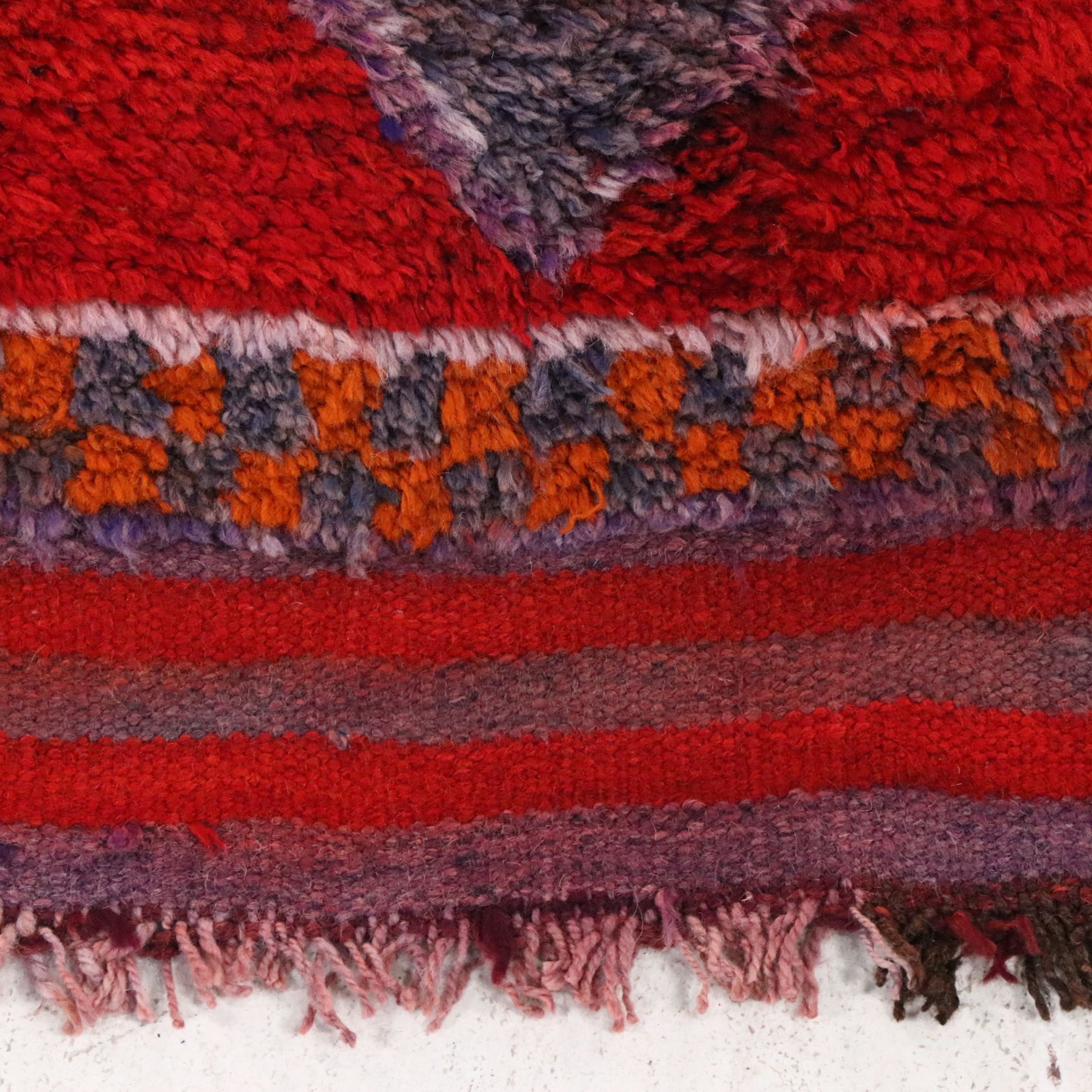 3'1 x 9'9 Hand-Knotted Turkish Village Carpet Runner Long Rug