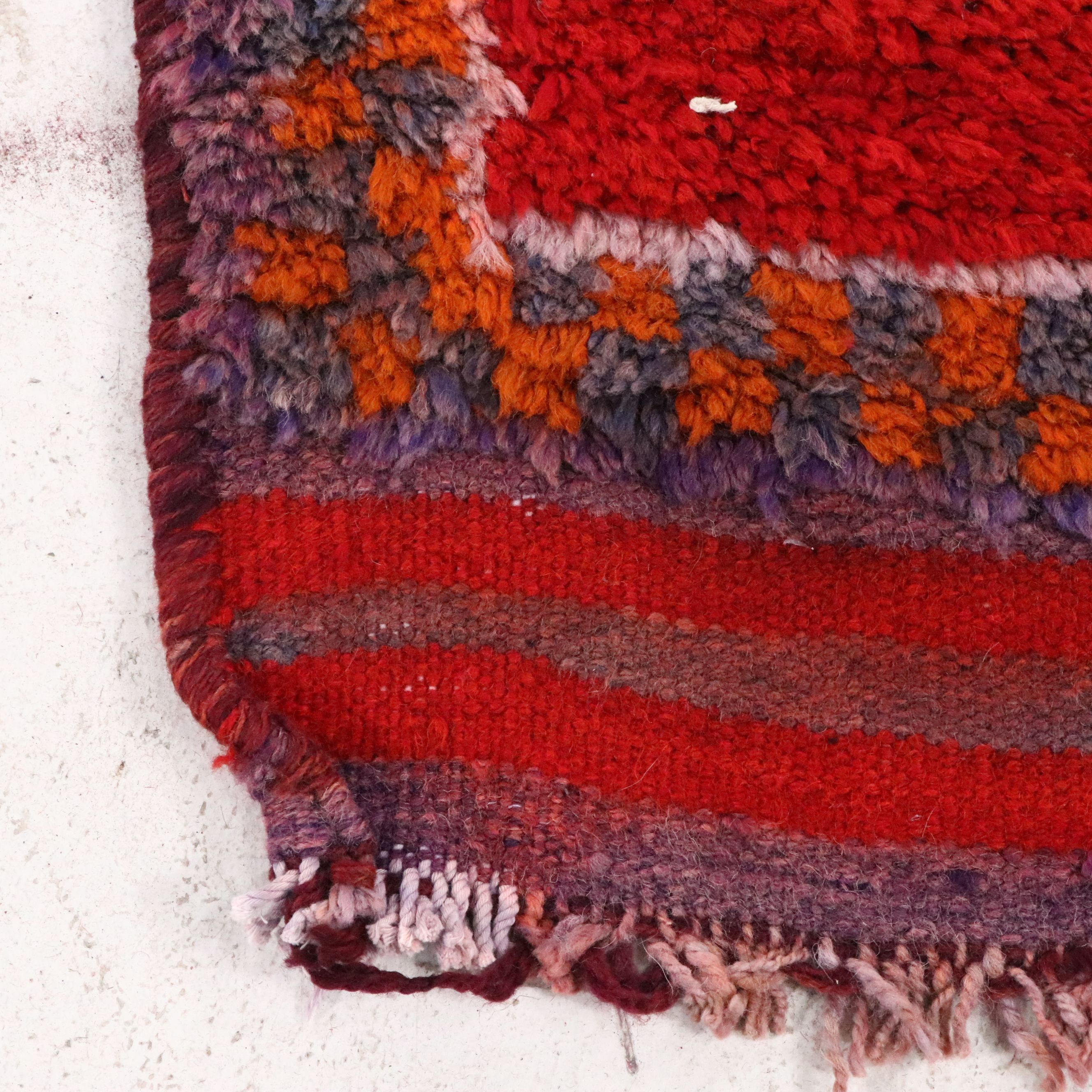 3'1 x 9'9 Hand-Knotted Turkish Village Carpet Runner Long Rug