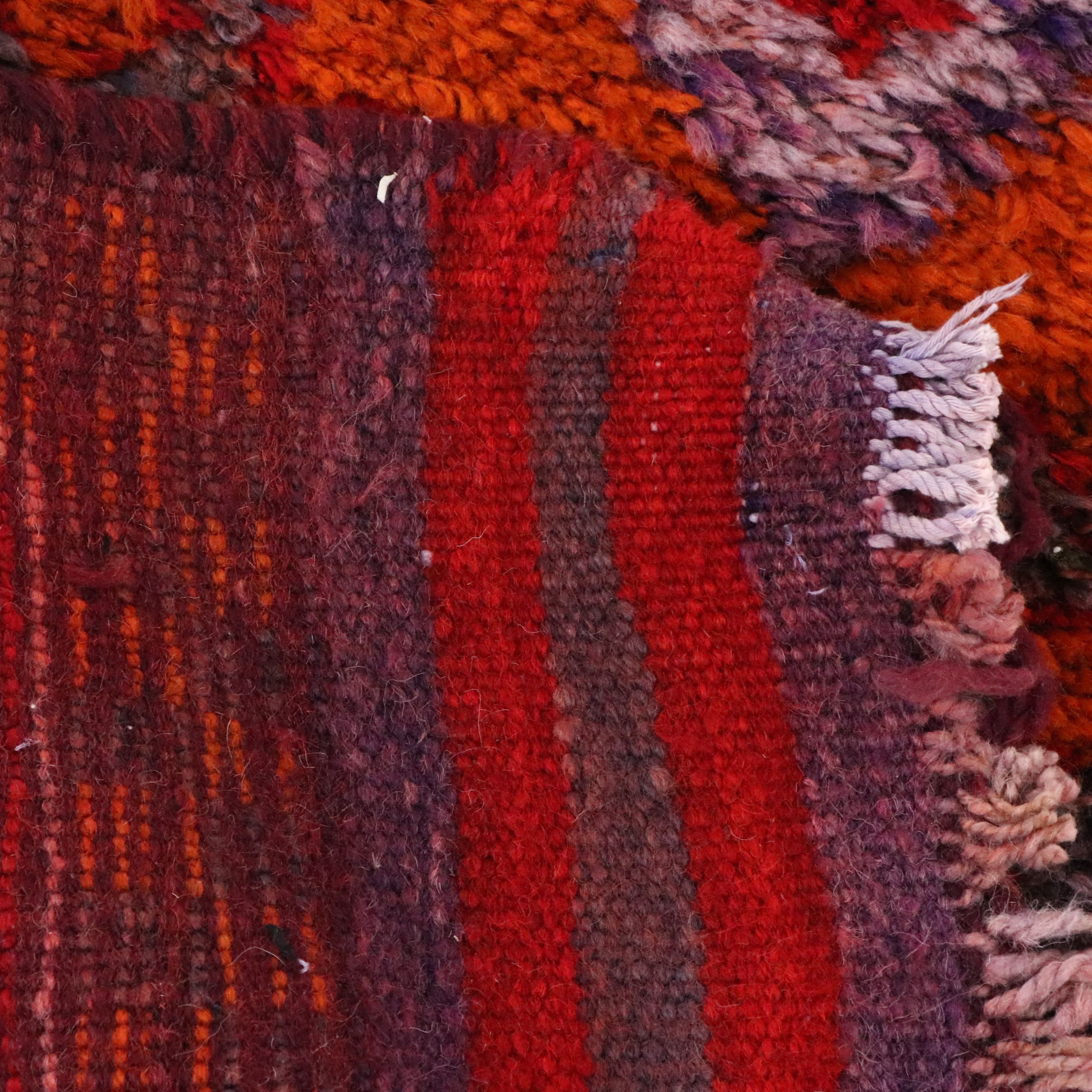 3'1 x 9'9 Hand-Knotted Turkish Village Carpet Runner Long Rug